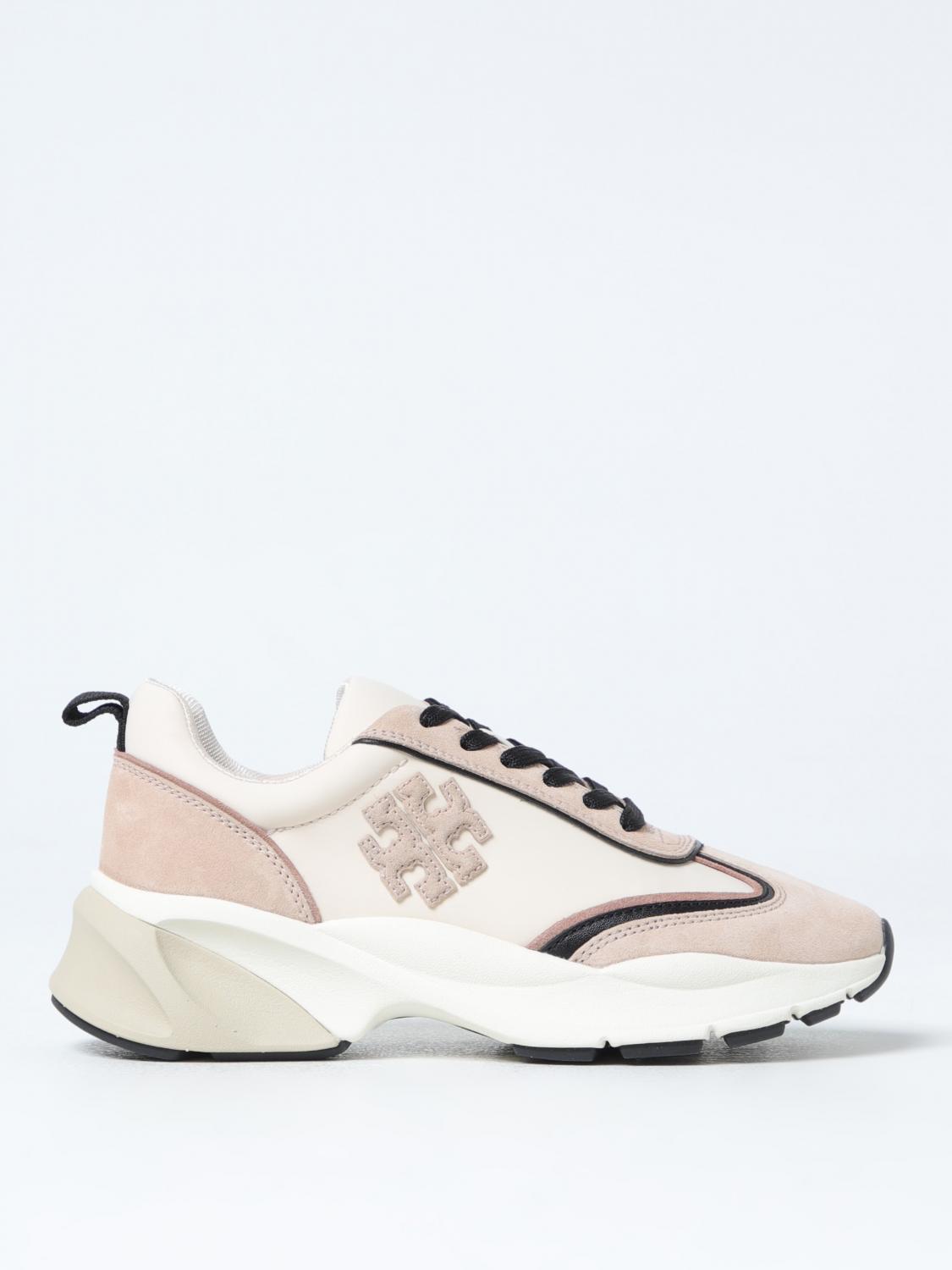 Giglio Sneakers Tory Burch in camoscio e nylon