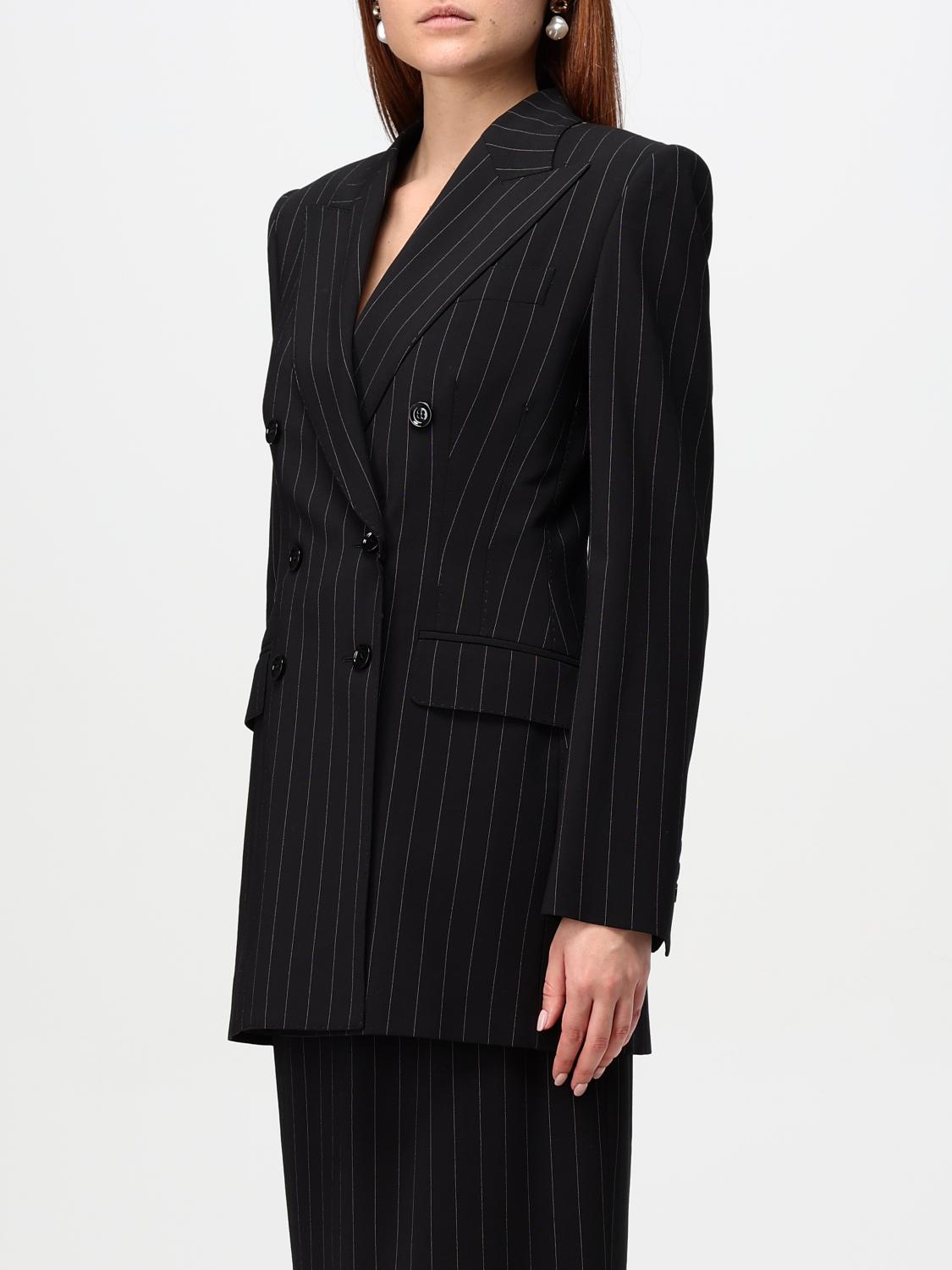 DOLCE & GABBANA BLAZER: Veste femme Dolce & Gabbana, Noir - Img 4