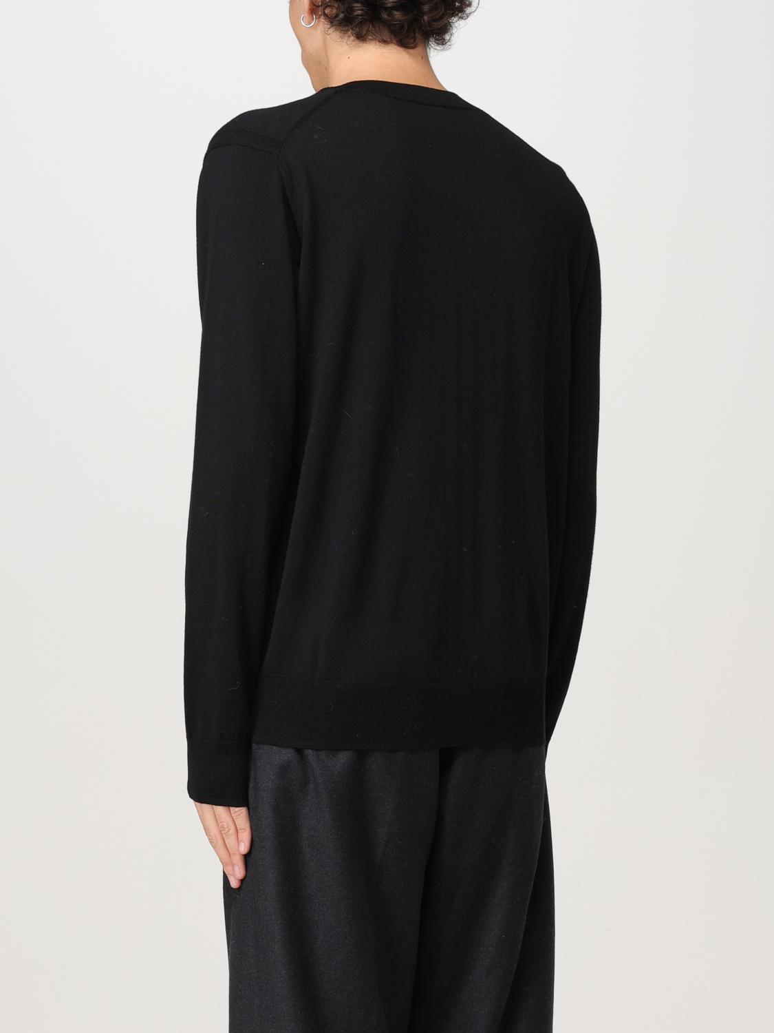 PAOLO PECORA SWEATER: Sweater men Paolo Pecora, Black - Img 2