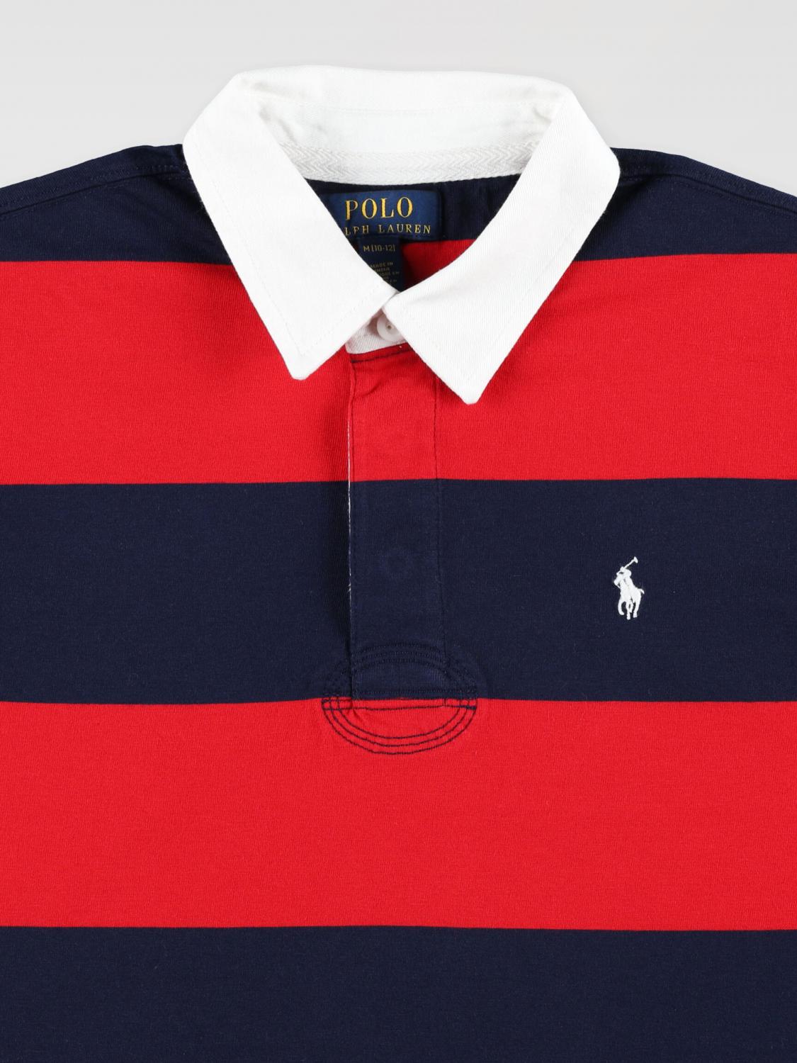 POLO RALPH LAUREN T-SHIRT: T-shirt kids Polo Ralph Lauren, Red - Img 3