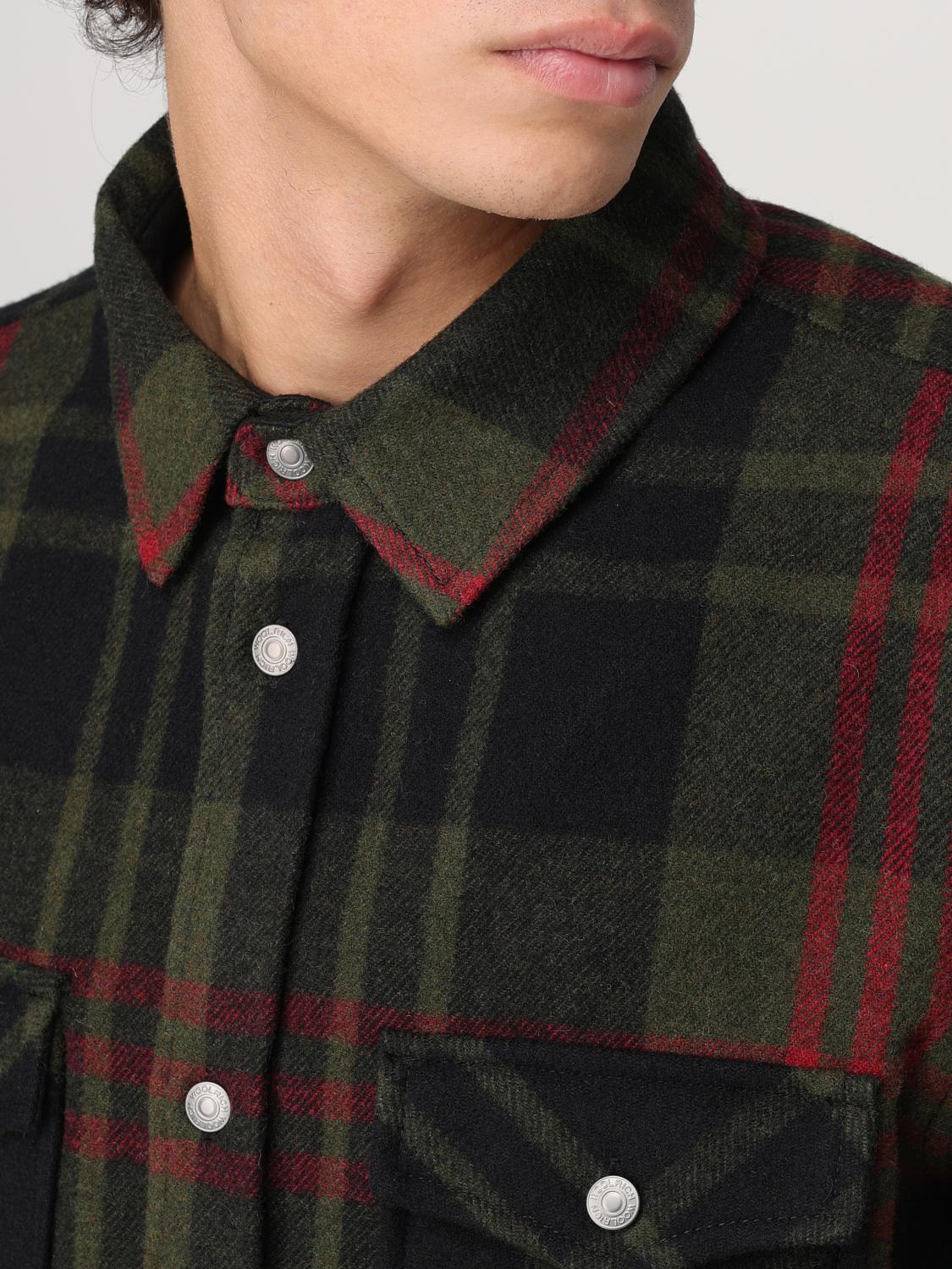 WOOLRICH SHIRT: Shirt men Woolrich, Green - Img 3