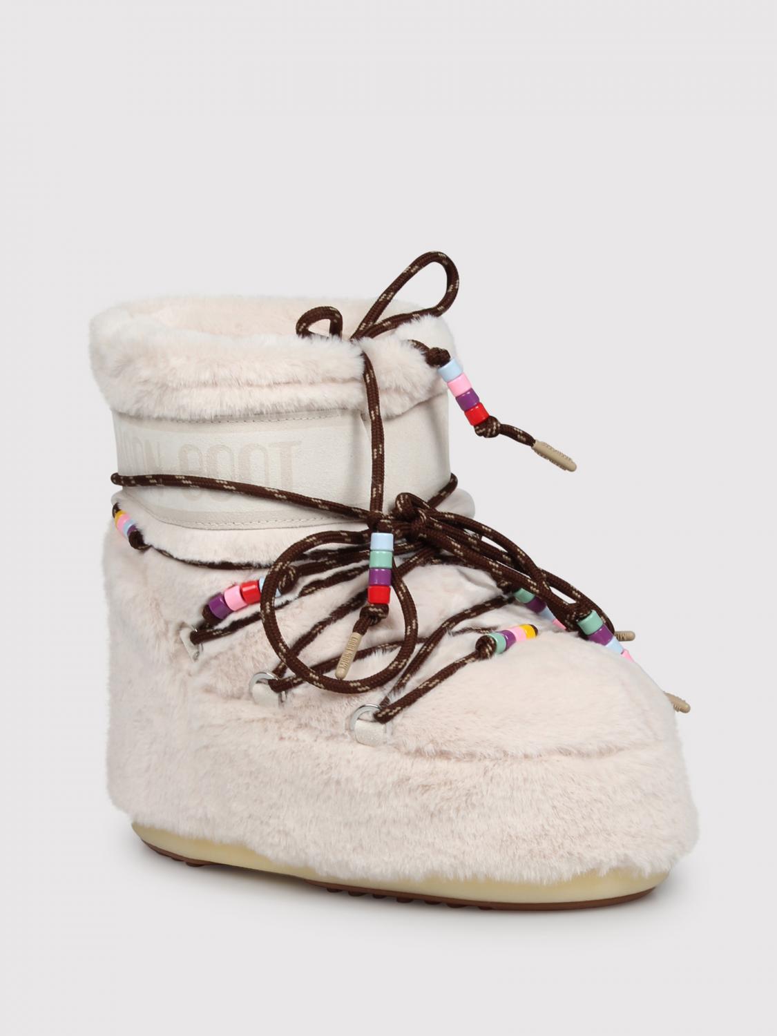 MOON BOOT BOTINES PLANOS: Zapatos mujer Moon Boot, Beige - Img 2