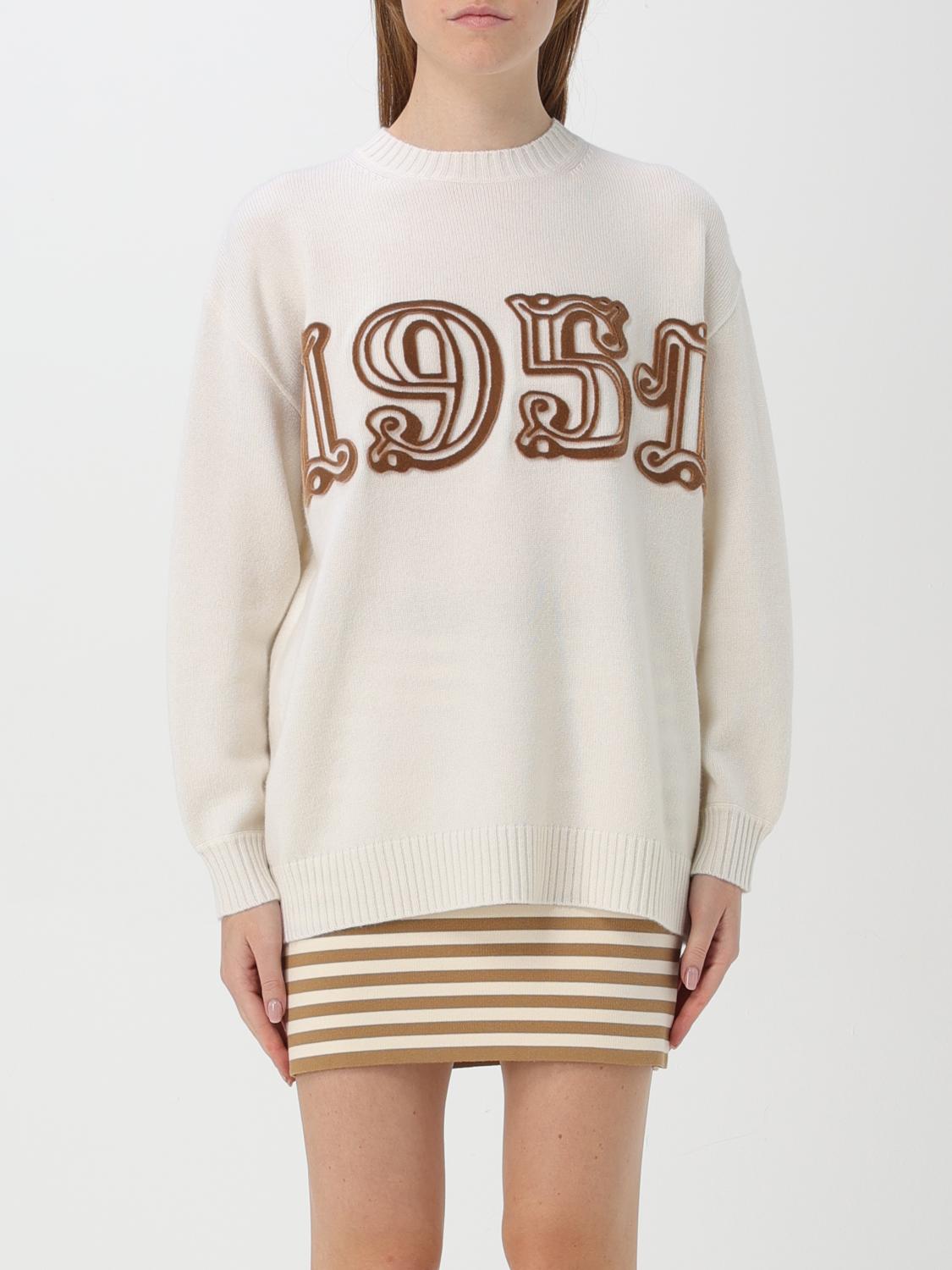 MAX MARA MAGLIA: Maglione Max Mara in lana e cashmere , Bianco - Img 1