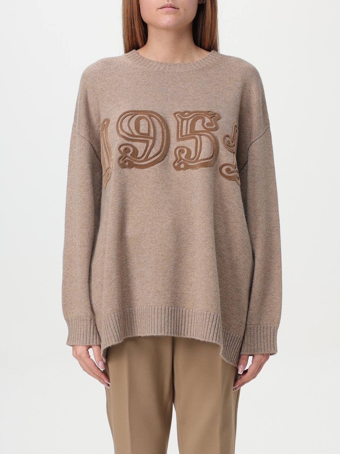 MAX MARA MAGLIA: Maglione Max Mara in lana e cashmere , Marrone - Img 1