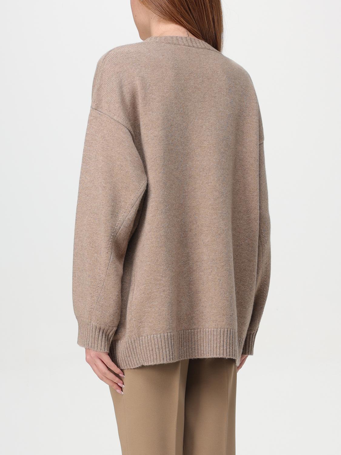 MAX MARA MAGLIA: Maglione Max Mara in lana e cashmere , Marrone - Img 3
