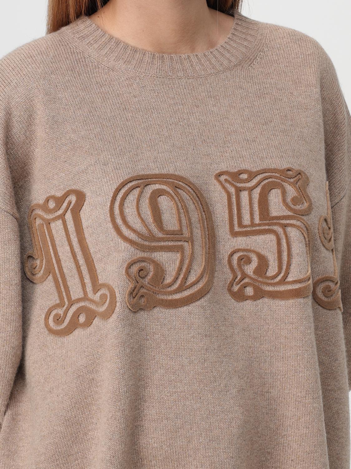 MAX MARA MAGLIA: Maglione Max Mara in lana e cashmere , Marrone - Img 5