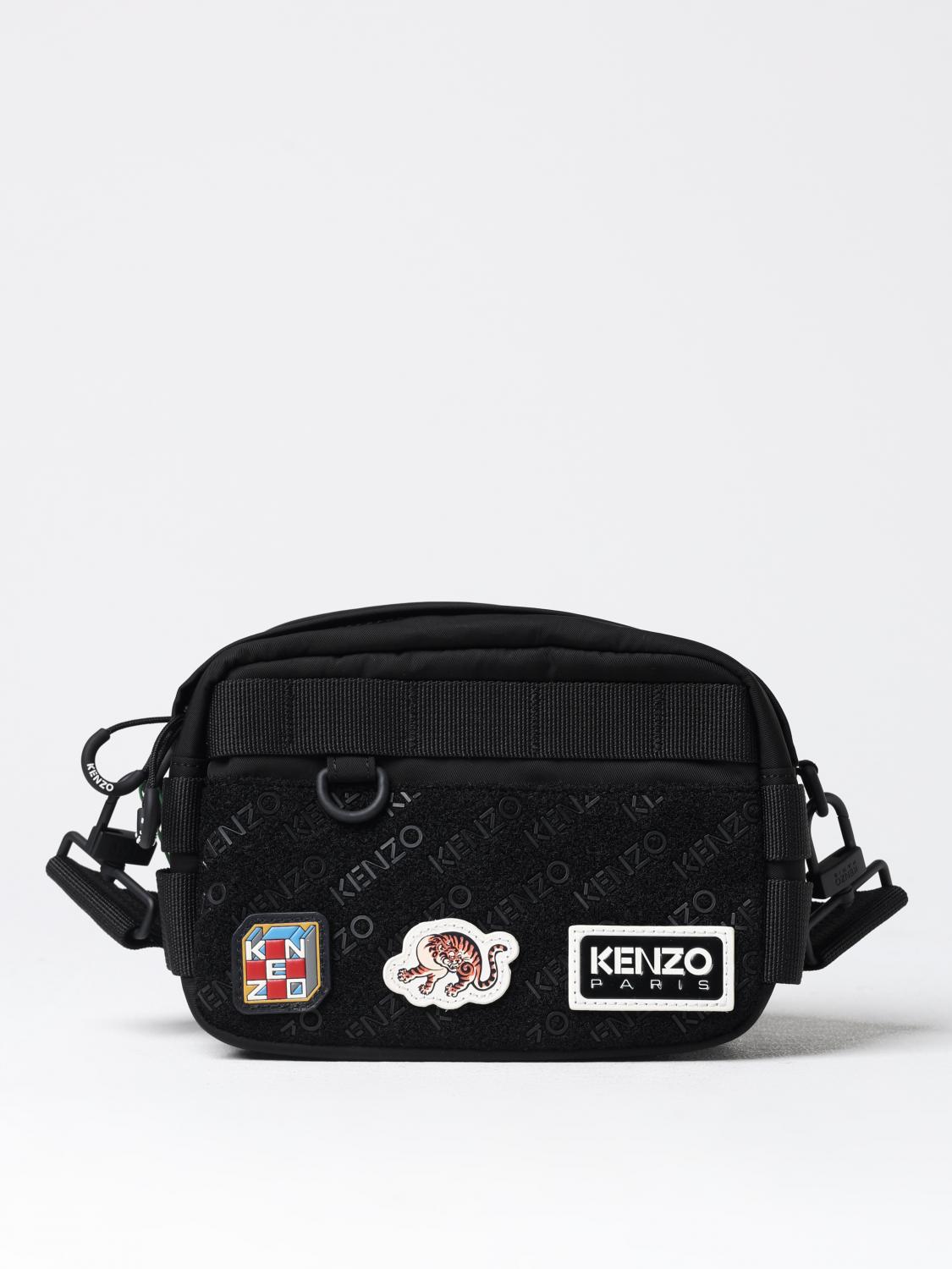 Kenzo ショルダーバッグ メンズ - ブラック | FE65SA218F20 | GIGLIO.COM