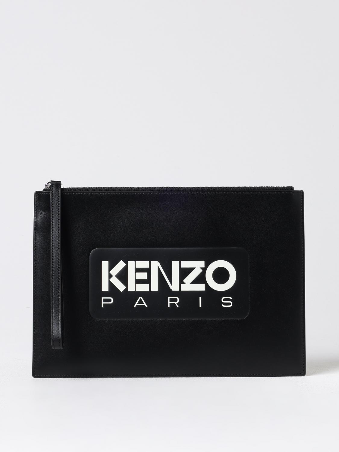 KENZO BRIEFCASE: Pocket square men Kenzo, Black - Img 1