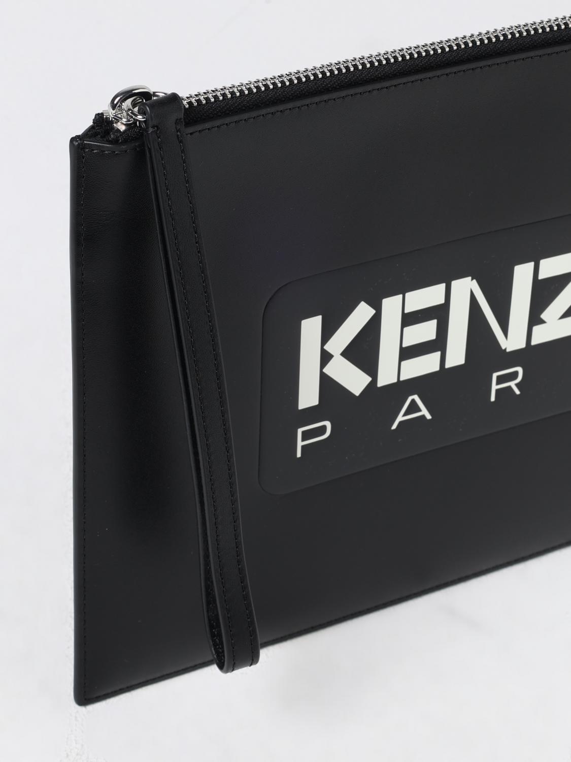 KENZO BRIEFCASE: Pocket square men Kenzo, Black - Img 3
