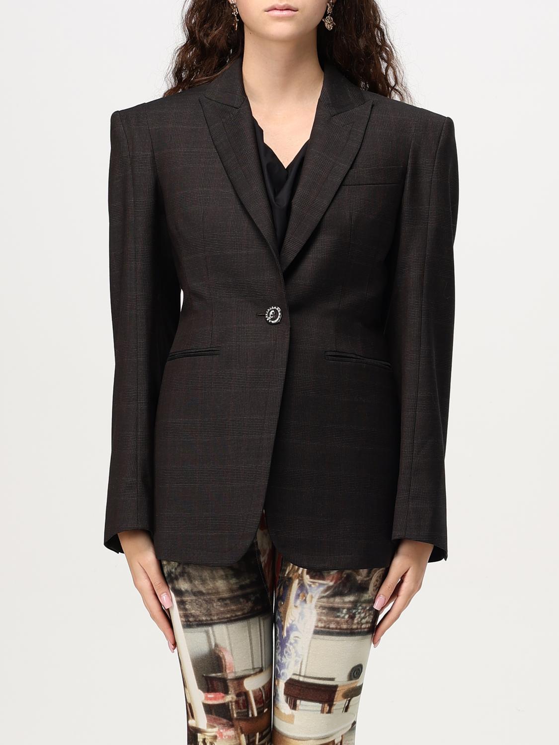 VIVIENNE WESTWOOD BLAZER: Vivienne Westwood women's blazer, Brown - Img 1