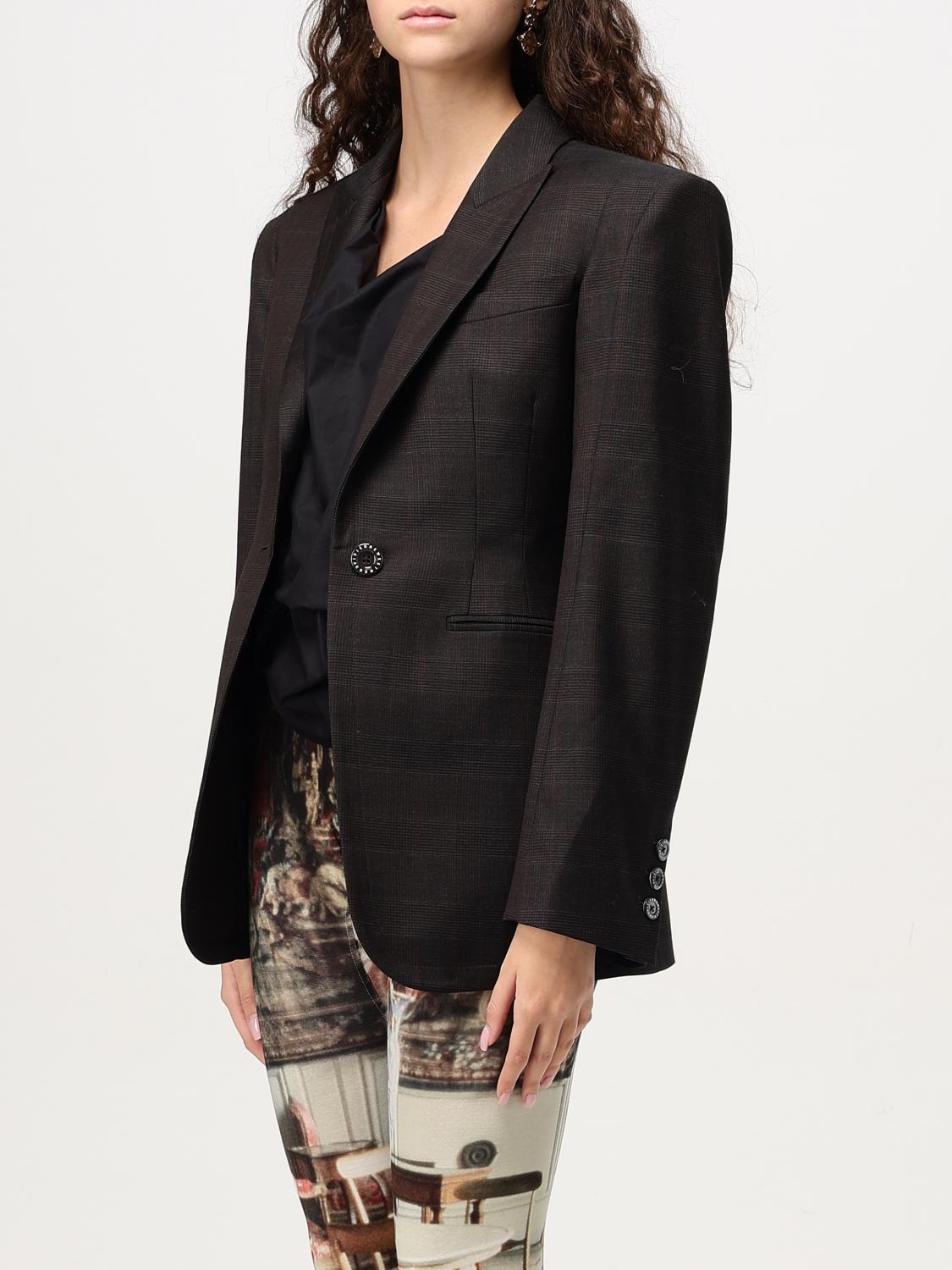 VIVIENNE WESTWOOD BLAZER: Vivienne Westwood women's blazer, Brown - Img 4