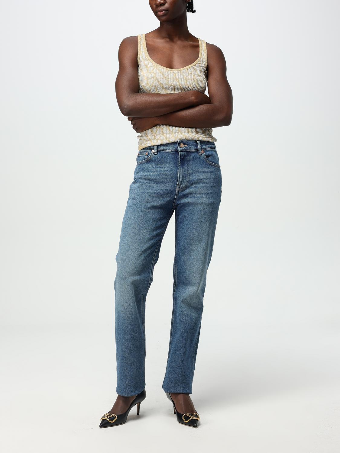 VALENTINO JEANS: Pants woman Valentino, Blue - Img 2