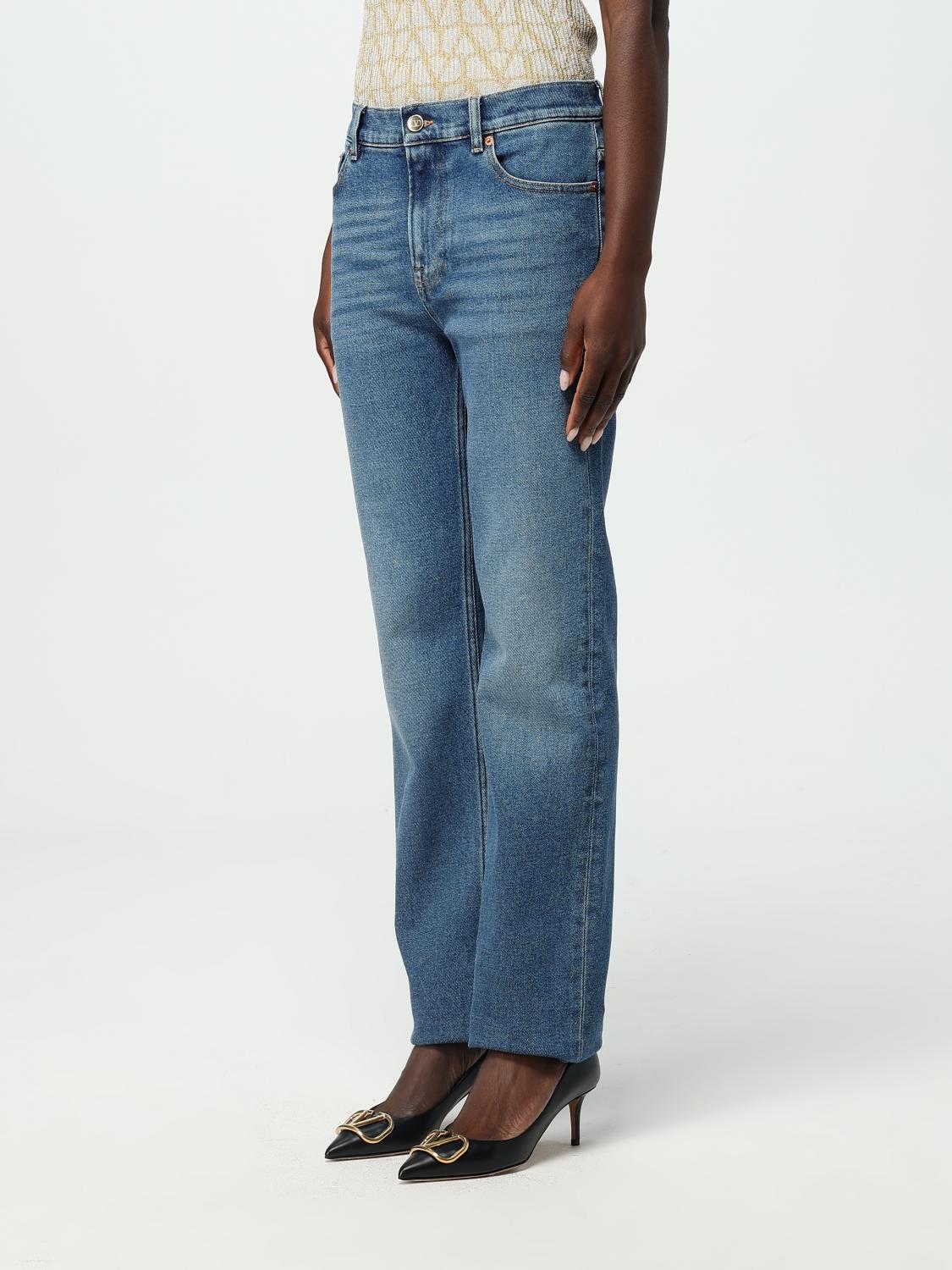 VALENTINO JEANS: Pants woman Valentino, Blue - Img 4