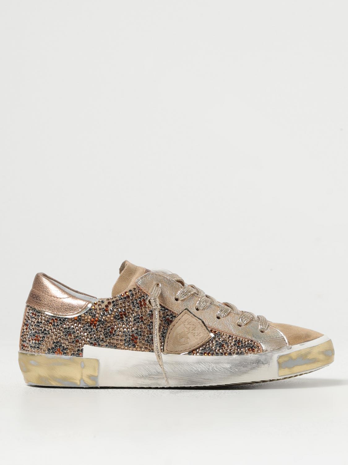 PHILIPPE MODEL ZAPATILLAS: Zapatillas mujer Philippe Model, Beige - Img 1