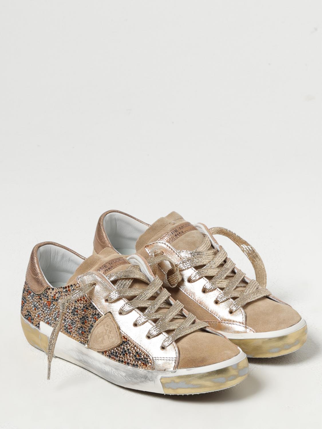 PHILIPPE MODEL ZAPATILLAS: Zapatillas mujer Philippe Model, Beige - Img 2
