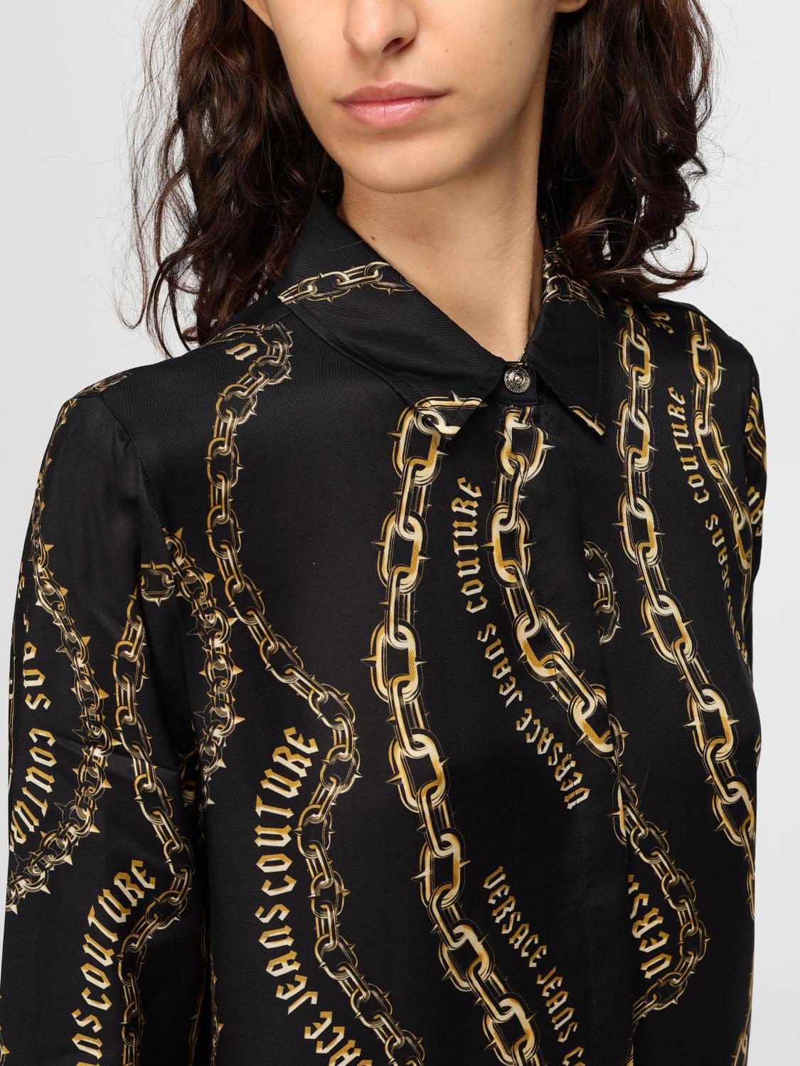 VERSACE JEANS COUTURE CAMISA: Camisa mujer Versace Jeans Couture, Negro - Img 4