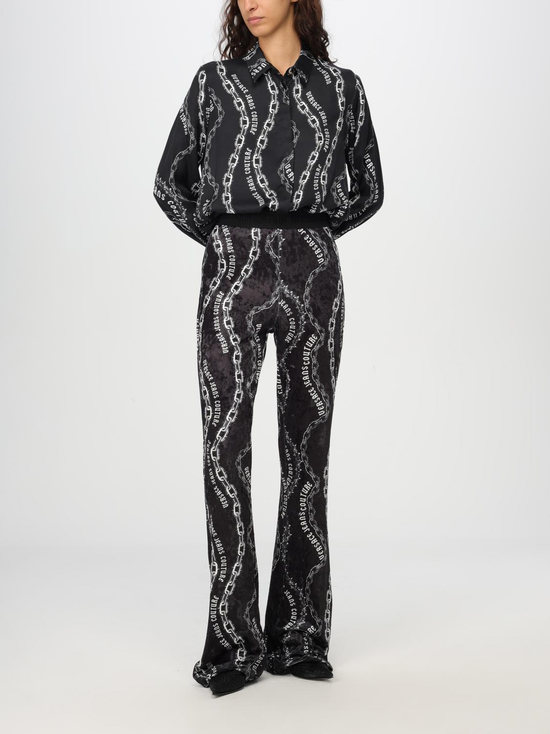 VERSACE JEANS COUTURE CAMISA: Camisa mujer Versace Jeans Couture, Negro 1 - Img 2