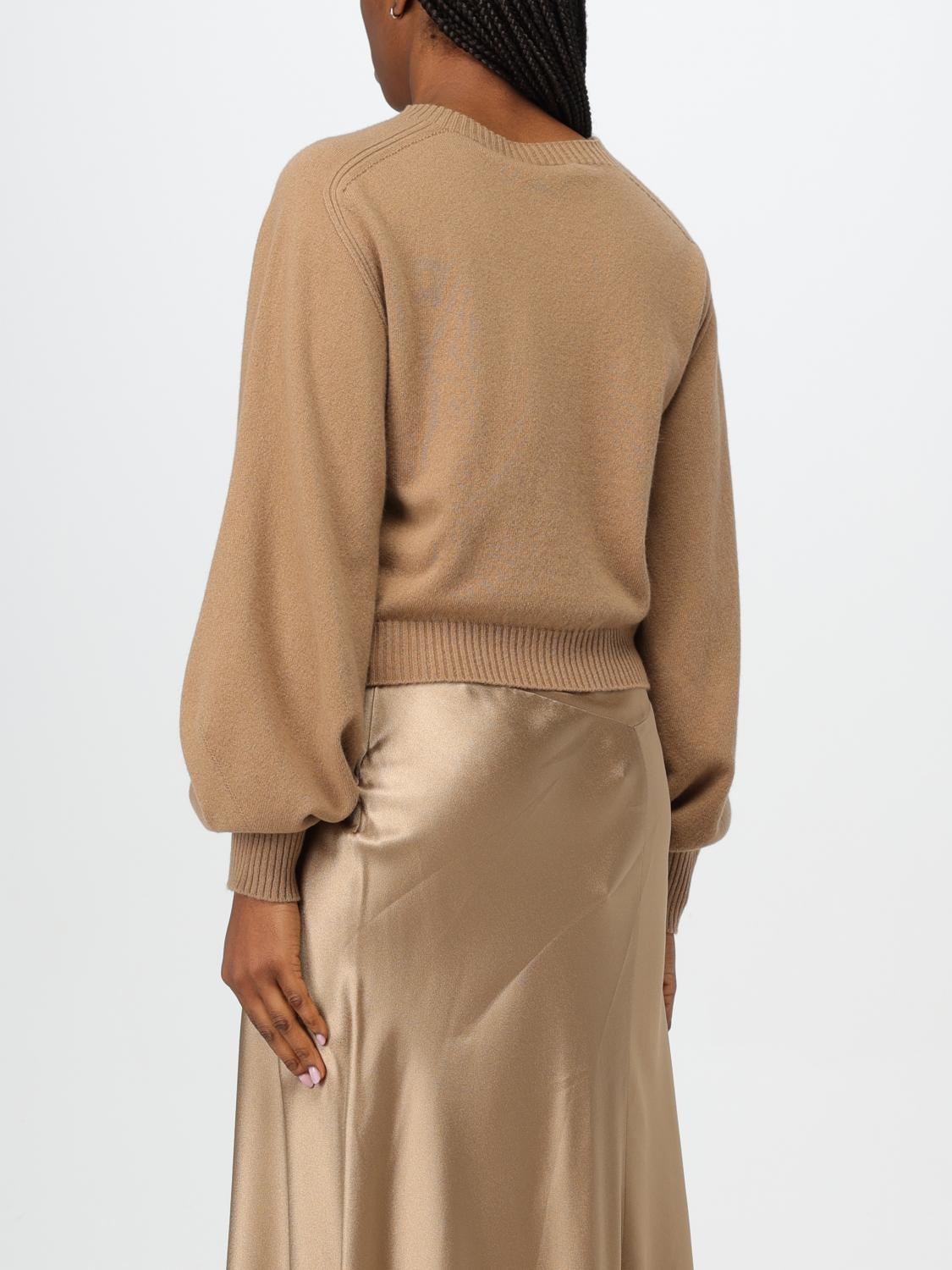 ALBERTA FERRETTI MAGLIA: Pullover Alberta Ferretti in cashmere e lana , Beige - Img 3