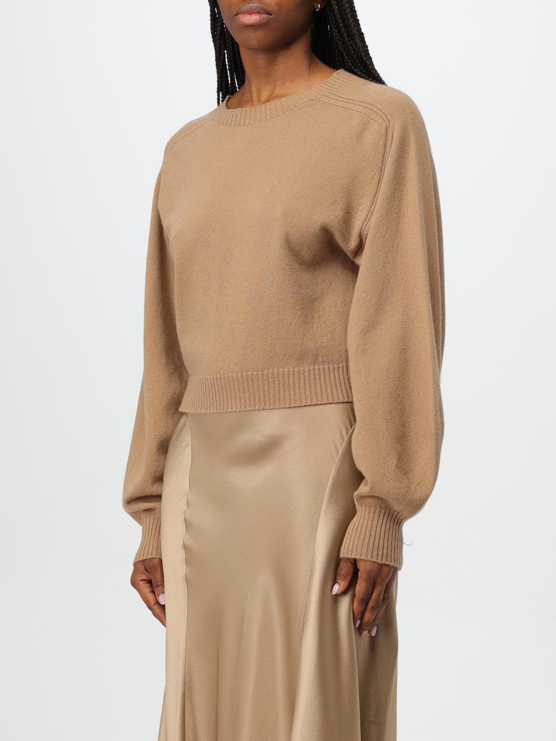 ALBERTA FERRETTI MAGLIA: Pullover Alberta Ferretti in cashmere e lana , Beige - Img 4