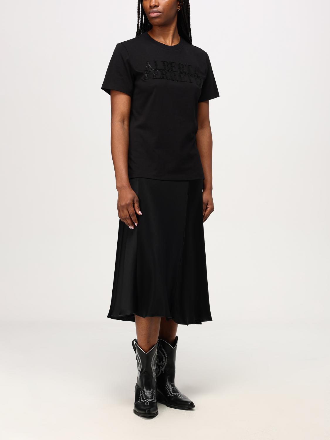 ALBERTA FERRETTI T-SHIRT: T-shirt woman Alberta Ferretti, Black 1 - Img 2