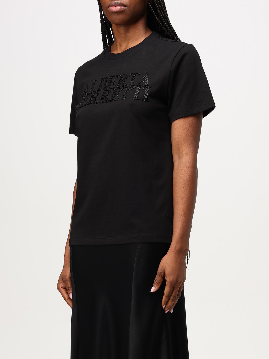 ALBERTA FERRETTI T-SHIRT: T-shirt woman Alberta Ferretti, Black 1 - Img 4