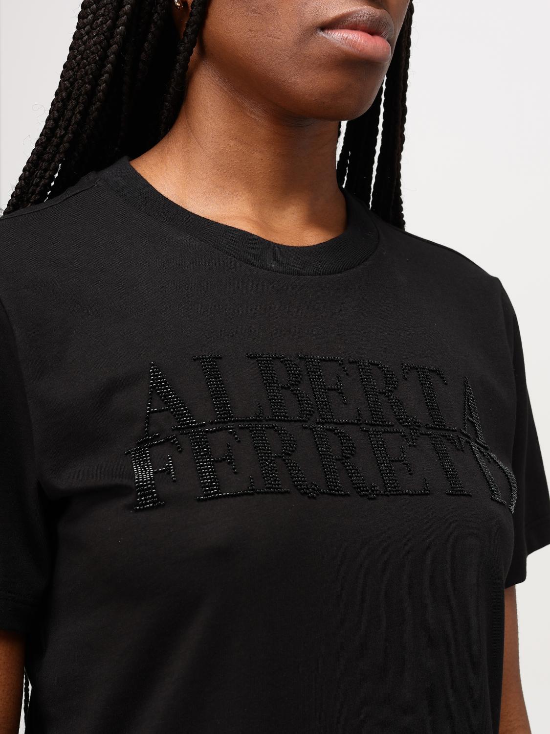 ALBERTA FERRETTI T-SHIRT: T-shirt woman Alberta Ferretti, Black 1 - Img 5