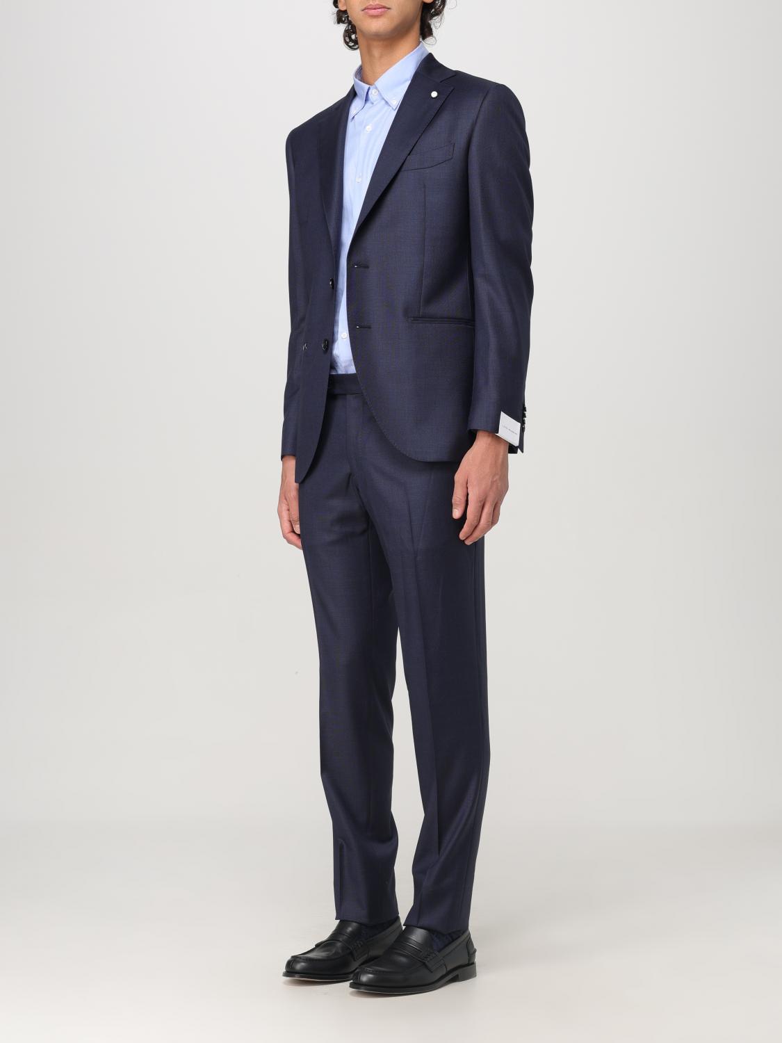 LUIGI BIANCHI SUIT: Suit men Luigi Bianchi, Blue - Img 3