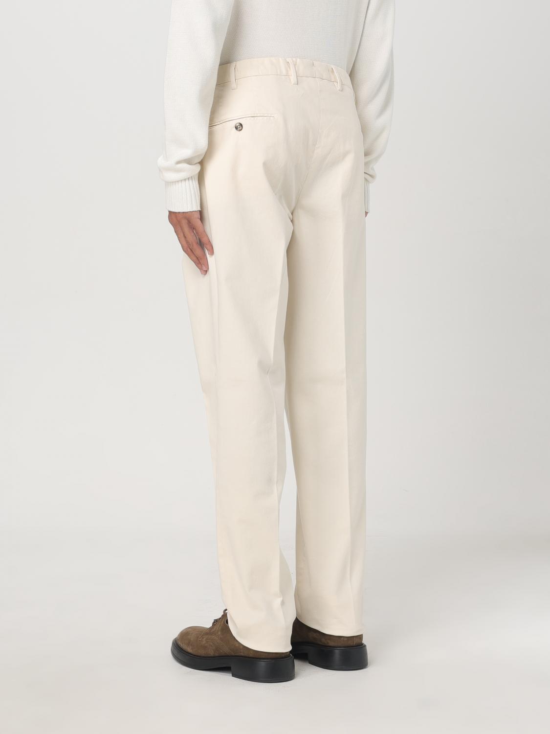 LUIGI BIANCHI PANTALON: Pantalon homme Luigi Bianchi, Blanc - Img 2