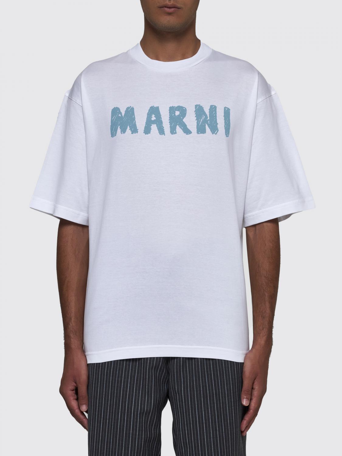 MARNI T-SHIRT: T-shirt homme Marni, Blanc - Img 1