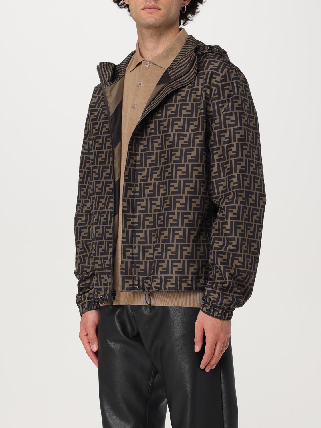 Fendi ジャケット メンズ - タバコ | FAA615A79N | GIGLIO.COM