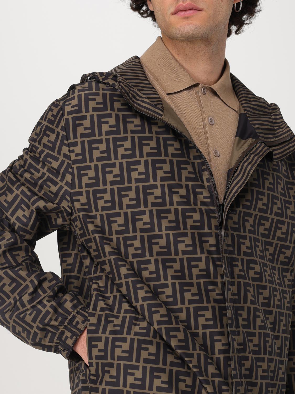 Fendi ジャケット メンズ - タバコ | FAA615A79N | GIGLIO.COM