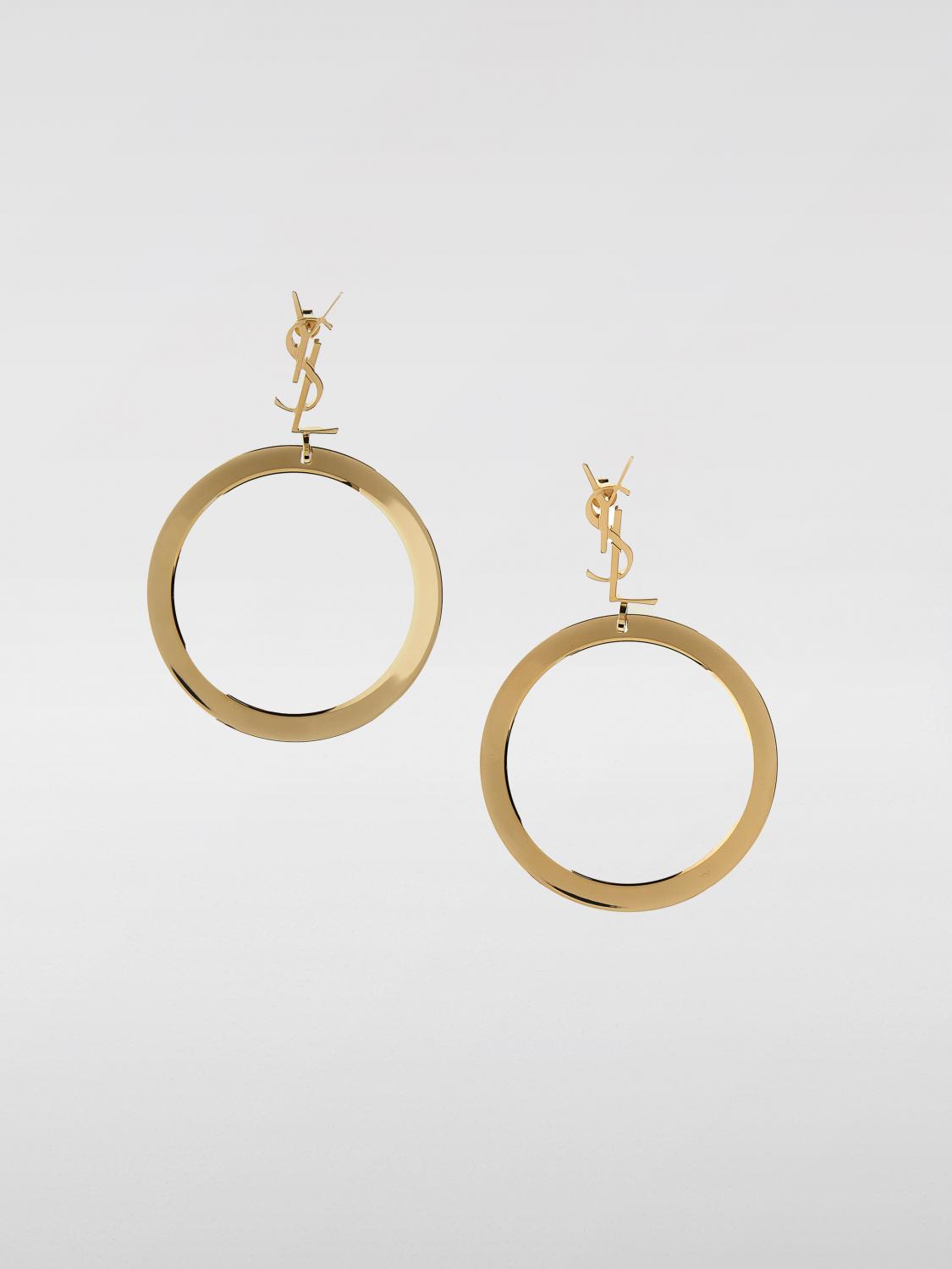 SAINT LAURENT GIOIELLO: Orecchini Saint Laurent in ottone , Oro - Img 1