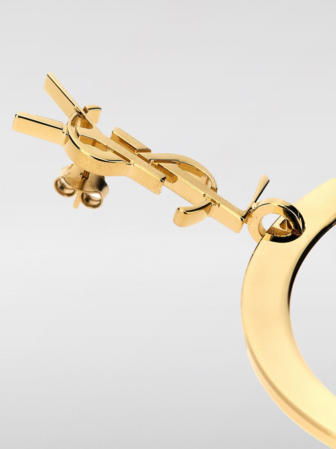 SAINT LAURENT GIOIELLO: Orecchini Saint Laurent in ottone , Oro - Img 2