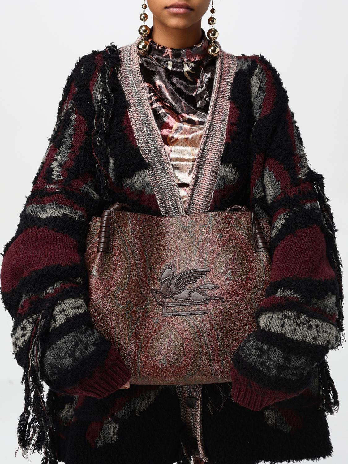 ETRO BOLSO DE HOMBRO: Bolso de hombro mujer Etro, Marrón - Img 2