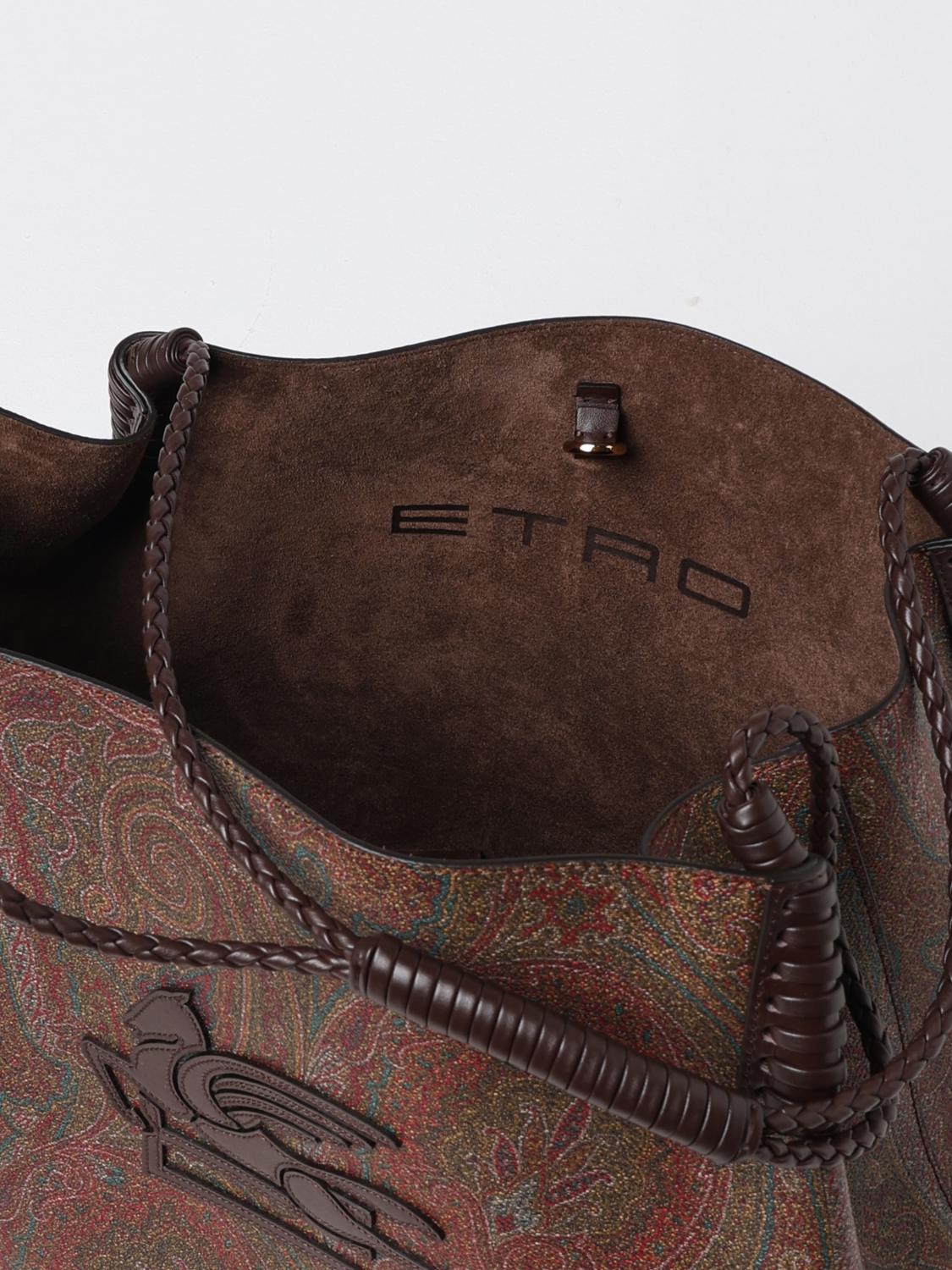 ETRO BOLSO DE HOMBRO: Bolso de hombro mujer Etro, Marrón - Img 5