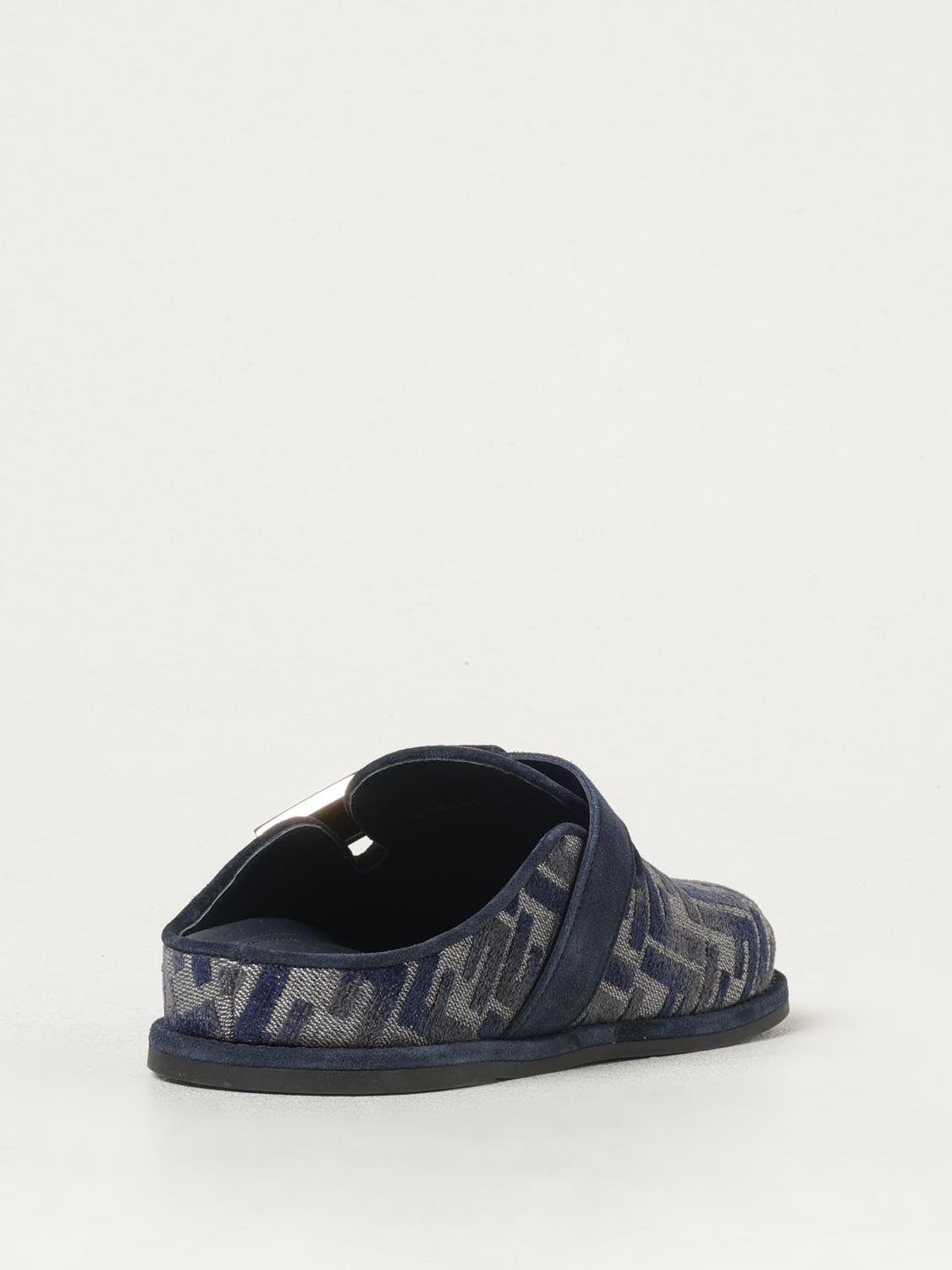 FENDI FLAT SHOES: Shoes woman Fendi, Blue - Img 3