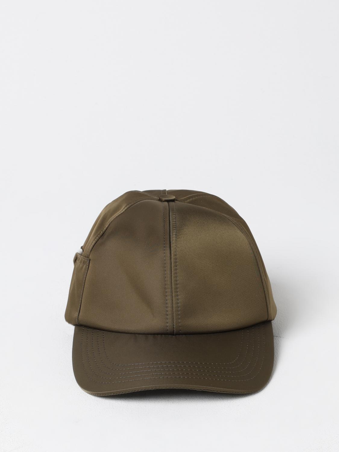 JACQUEMUS CAPPELLO: Cappello Jacquemus in nylon con logo, Kaki - Img 2
