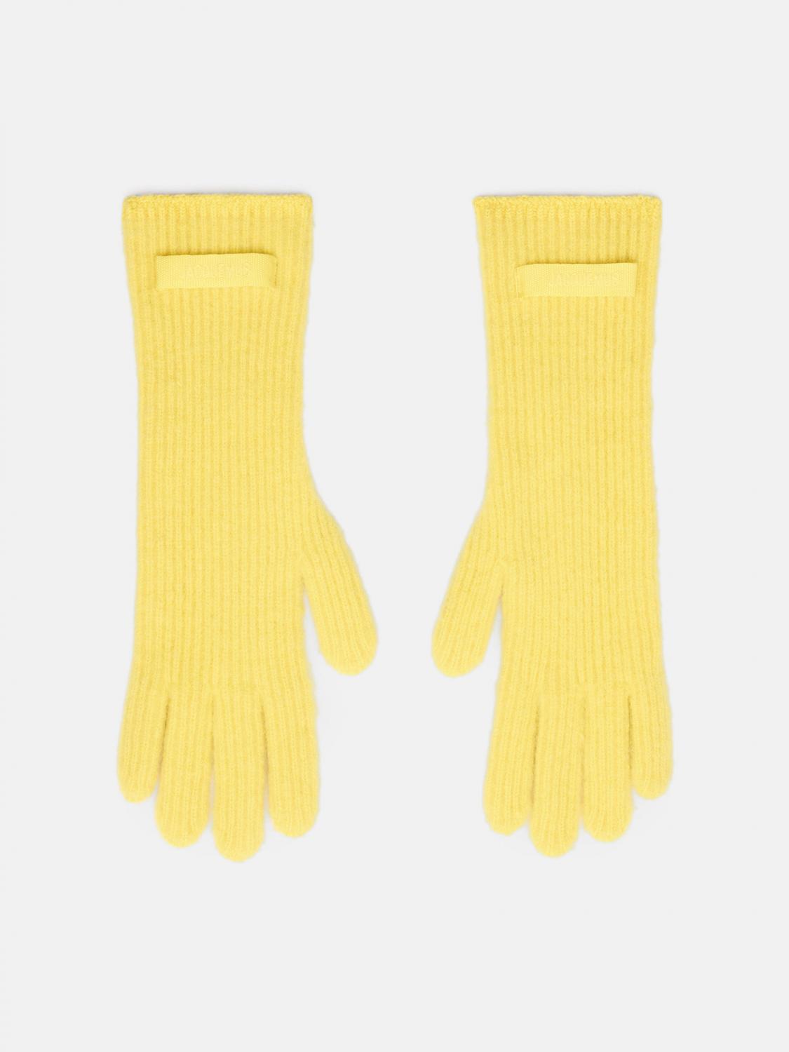 Giglio Guanti Les Gants Jacquemus in misto lana a coste