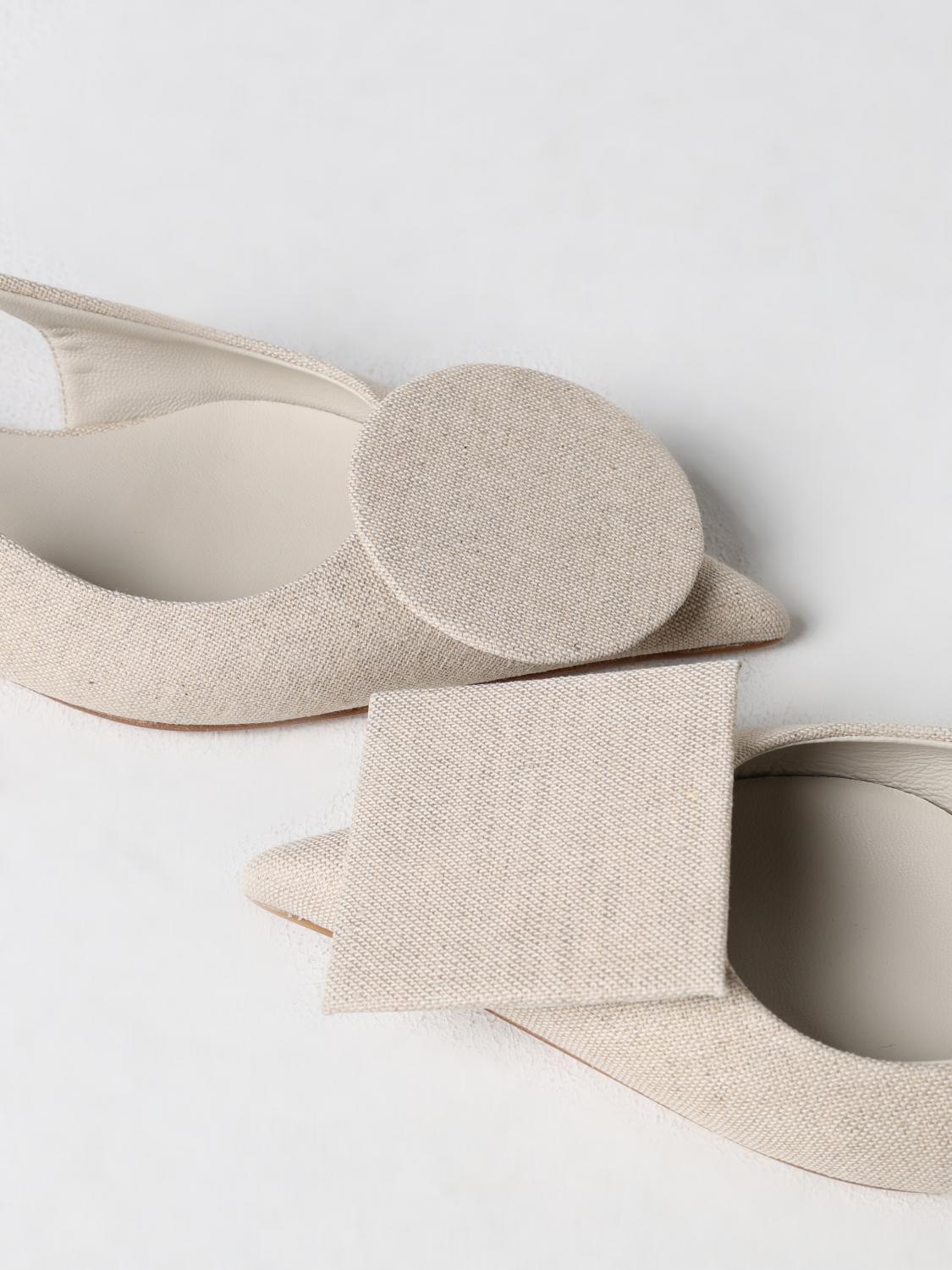 JACQUEMUS MANOLETINAS: Manoletinas mujer Jacquemus, Gris - Img 4