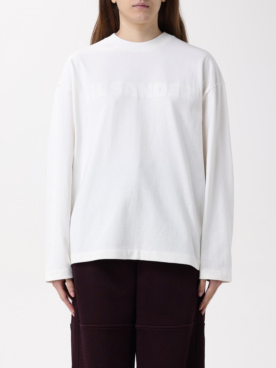 Tシャツ・カットソー JIL SANDER Women Tunic Tops J03GC0136 J45148102 WHITE ジルサンダー Tシャツ カットソー[品番：AXEB0031668]｜AXES