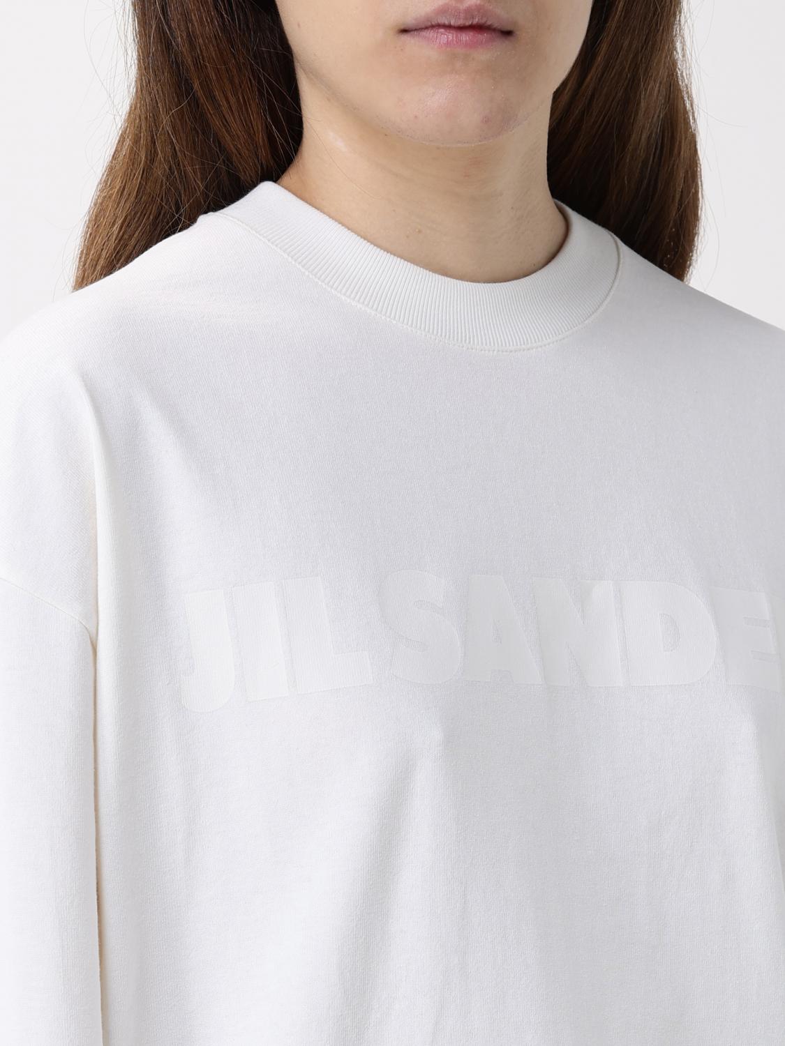 Tシャツ・カットソー JIL SANDER Women Tunic Tops J03GC0136 J45148102 WHITE ジルサンダー Tシャツ カットソー[品番：AXEB0031668]｜AXES