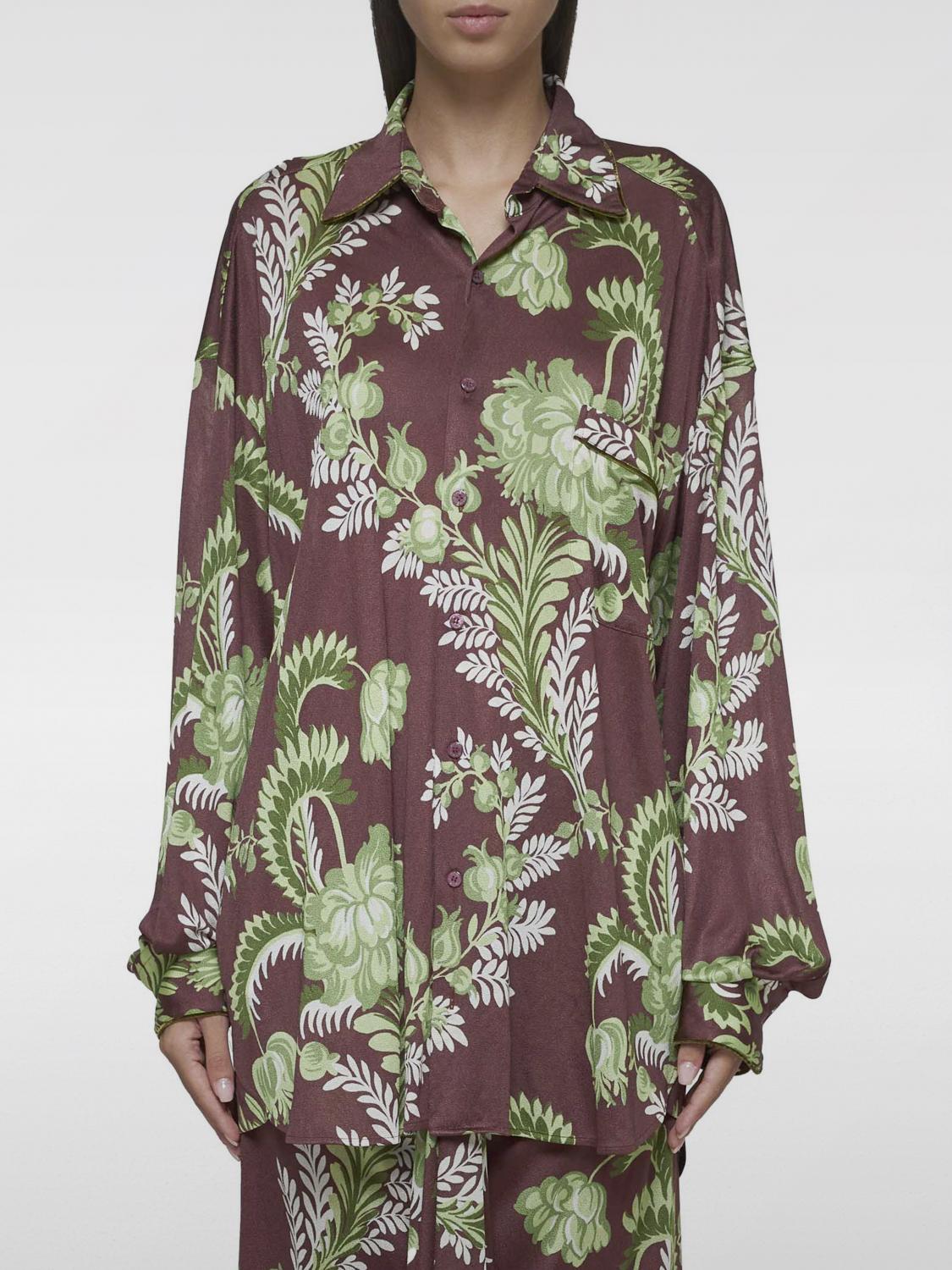 ETRO CAMISA: Top mujer Etro, Marrón - Img 1