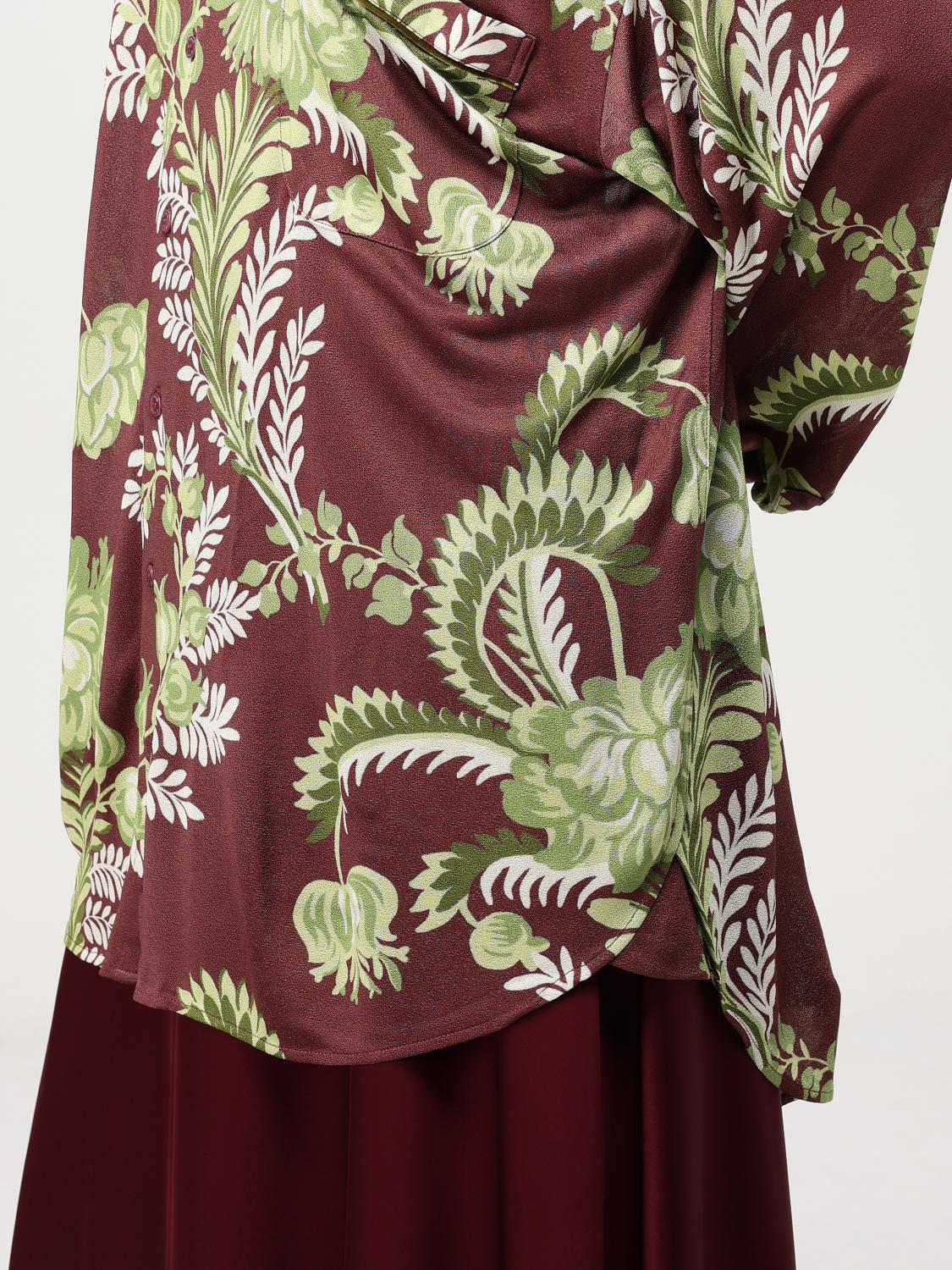 ETRO CAMISA: Top mujer Etro, Marrón - Img 5