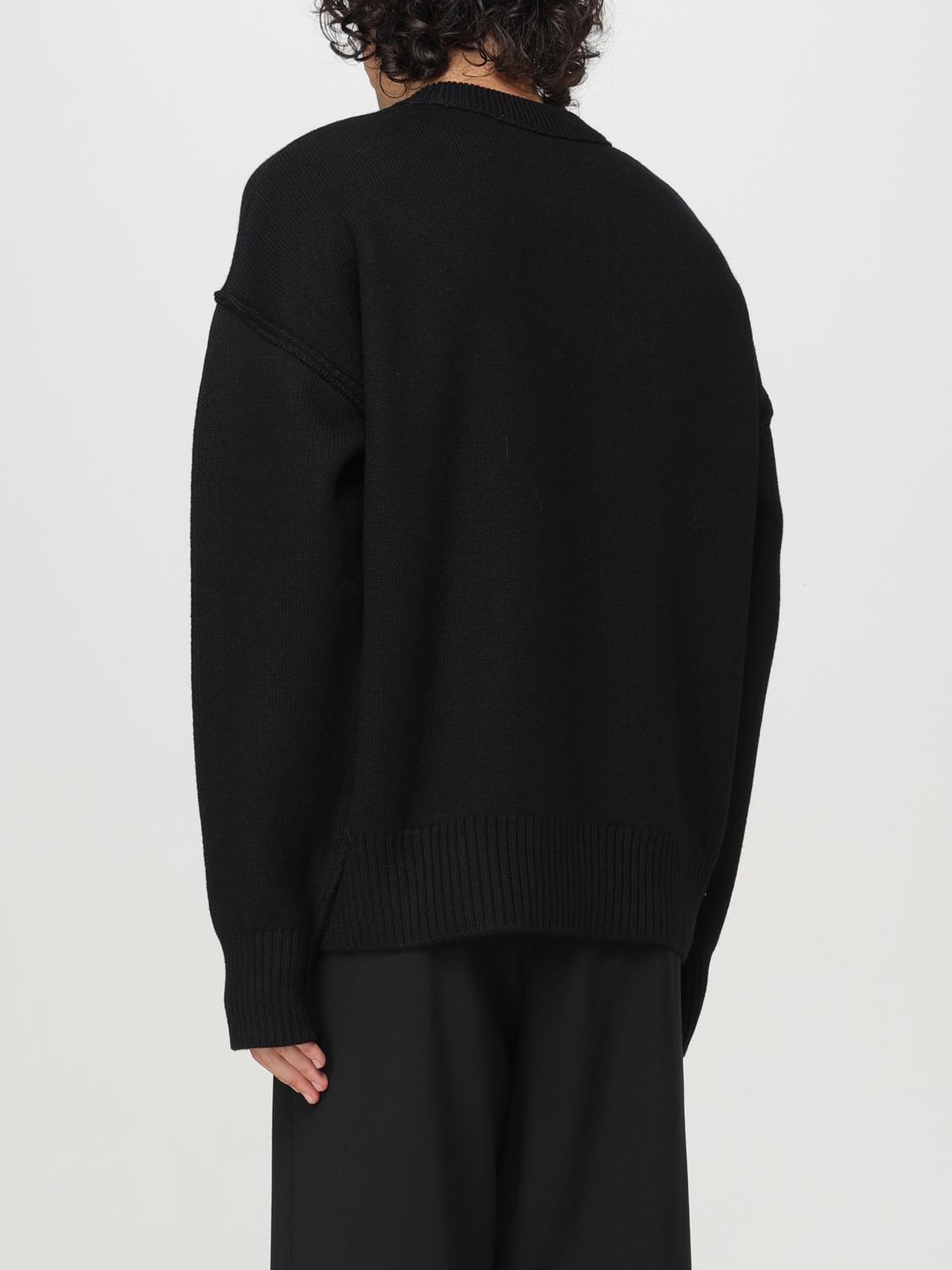 AMI PARIS JERSEY: Jersey hombre Ami Paris, Negro - Img 3