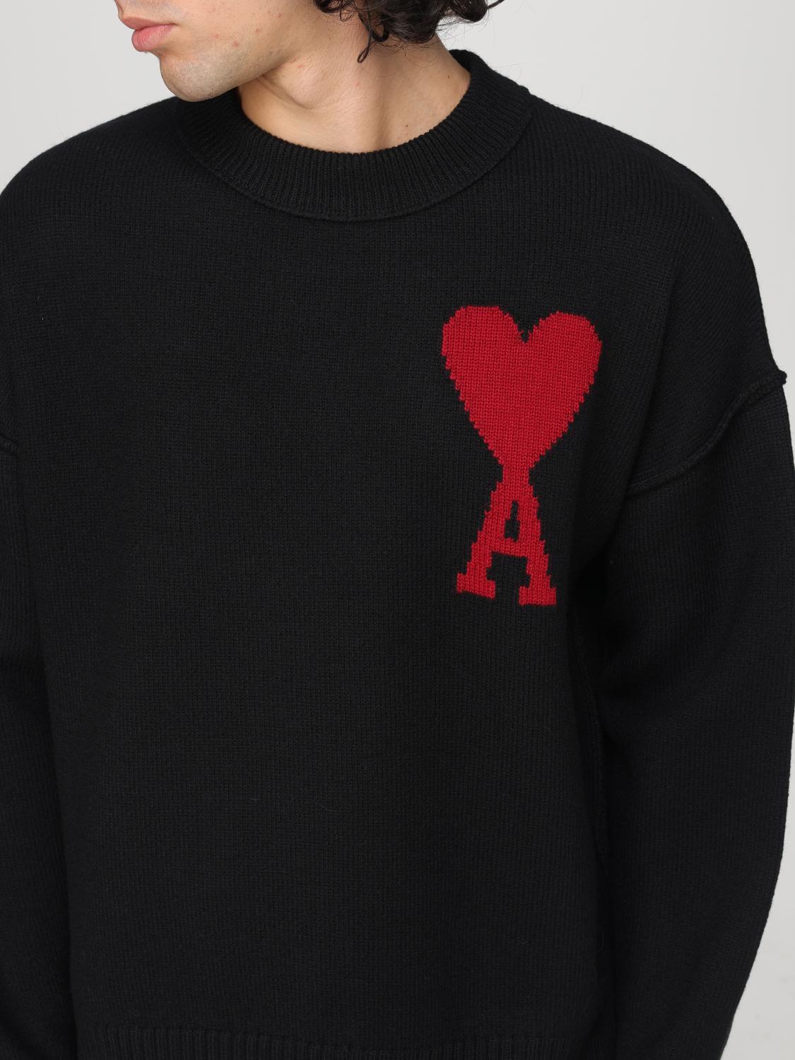 AMI PARIS JERSEY: Jersey hombre Ami Paris, Negro - Img 4