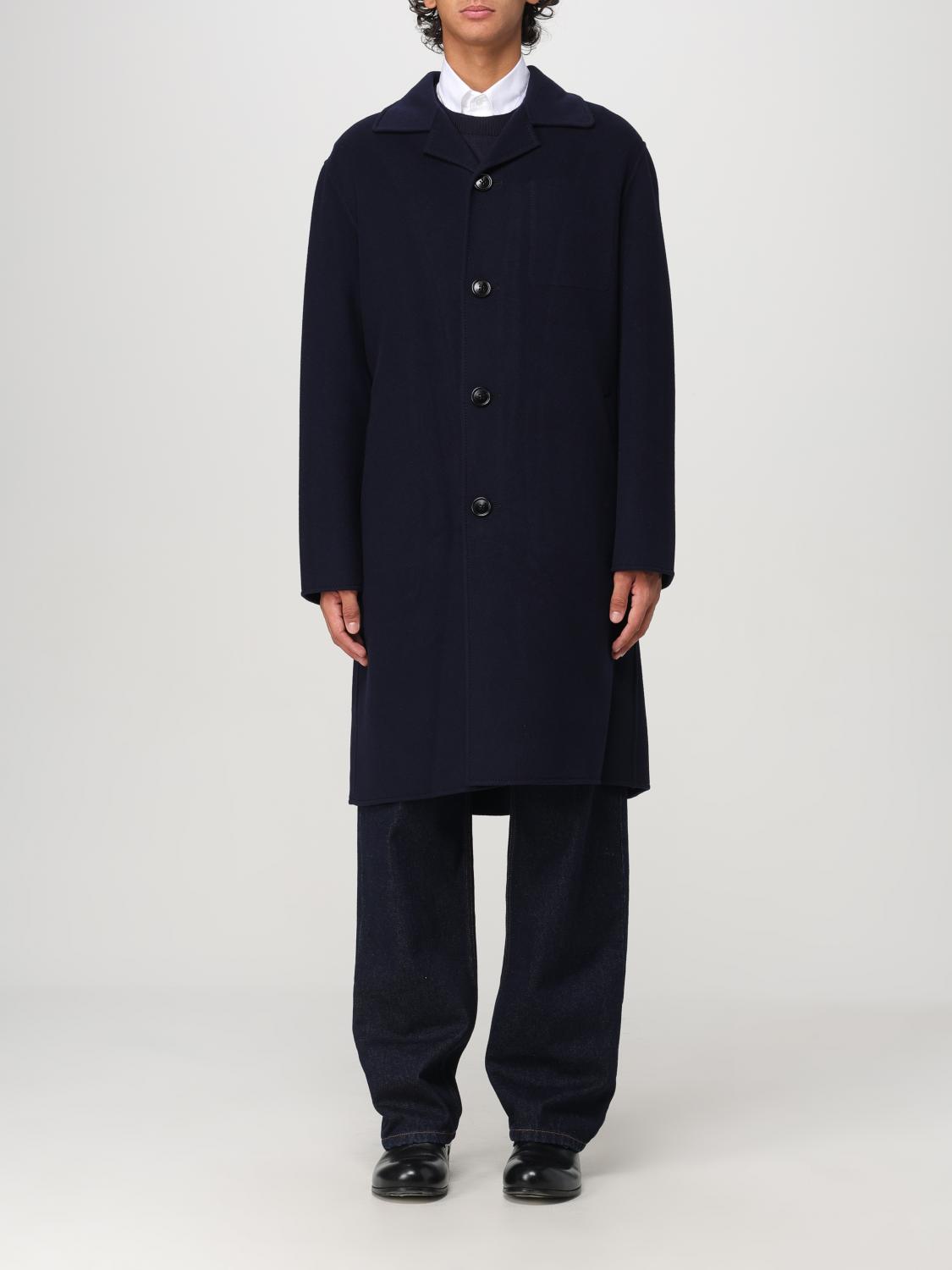 Ami Paris コート メンズ - ブルー | UCO004WV0022 | GIGLIO.COM