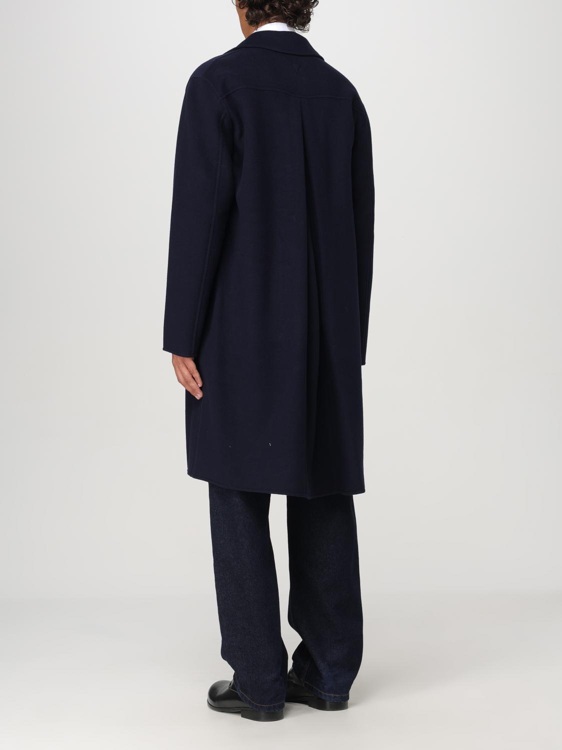 Ami Paris コート メンズ - ブルー | UCO004WV0022 | GIGLIO.COM