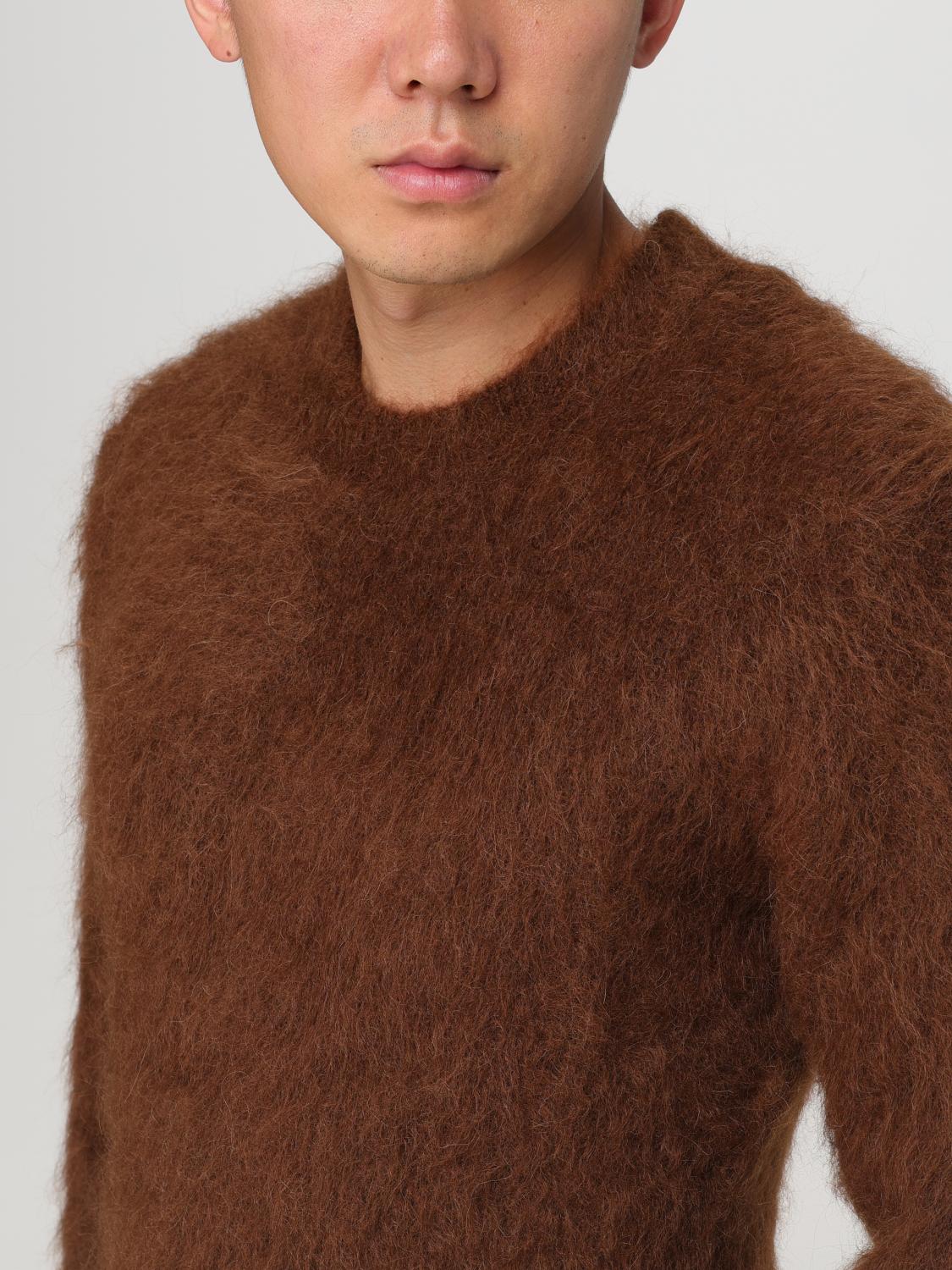 AMI PARIS PULLOVER: Pullover herren Ami Paris, Braun - Img 3