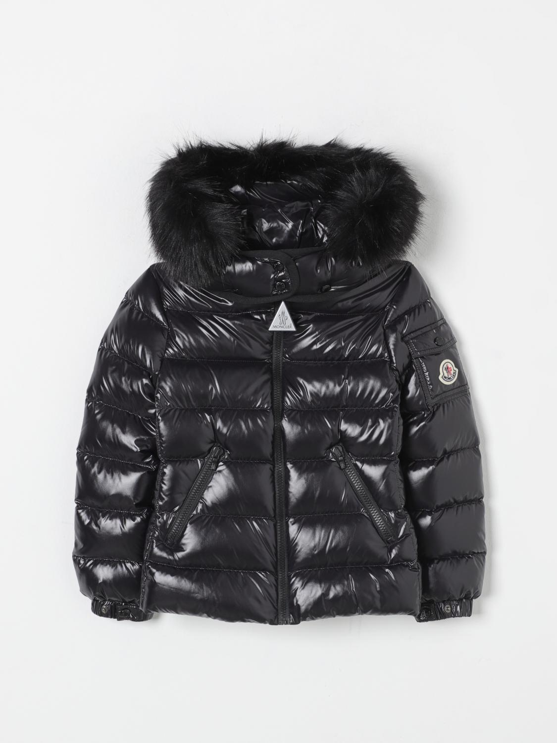 MONCLER JACKET: Jacket kids Moncler, Black - Img 1