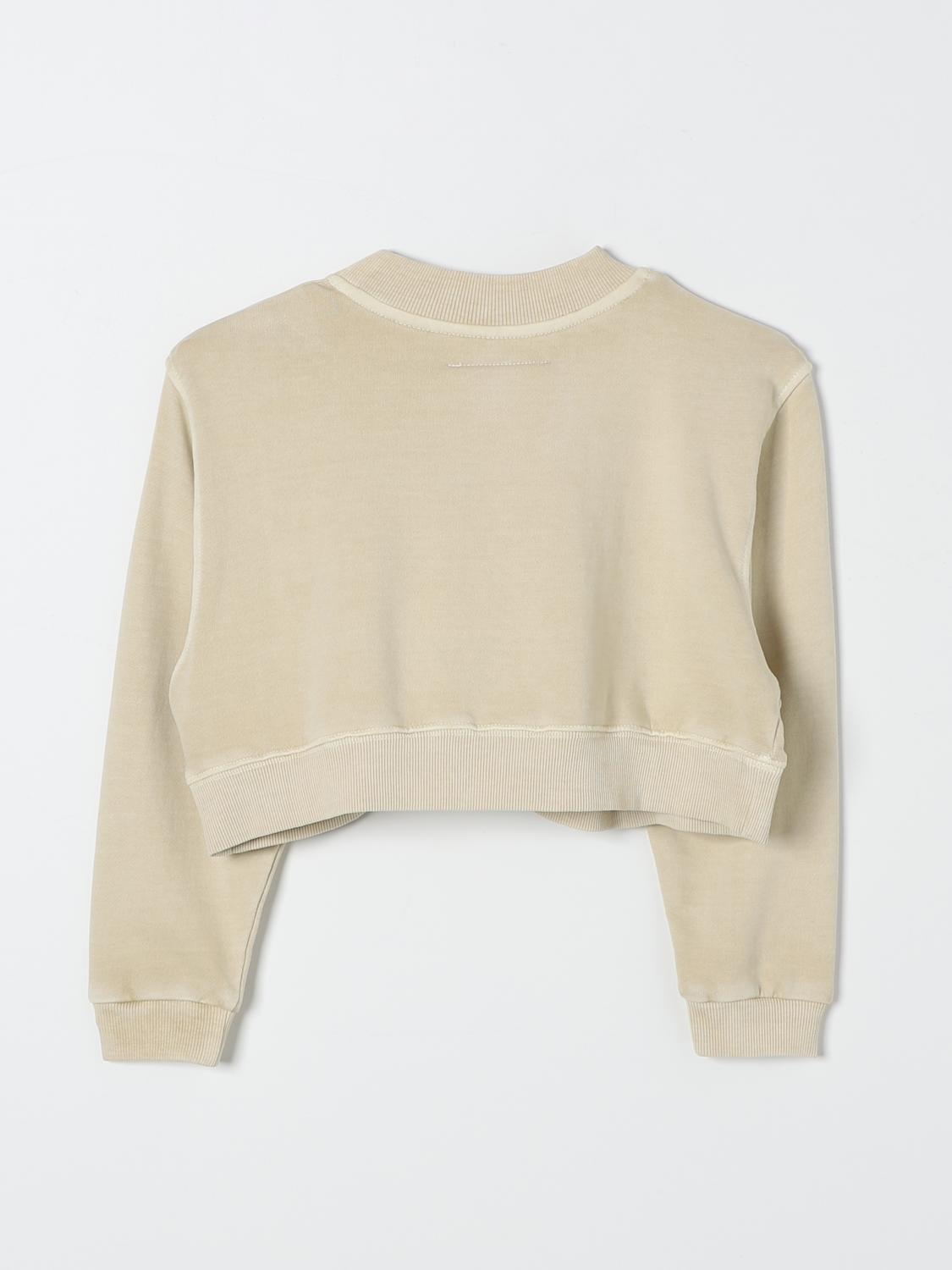 MM6 MAISON MARGIELA SWEATER: Sweater kids Mm6 Maison Margiela, Beige - Img 2